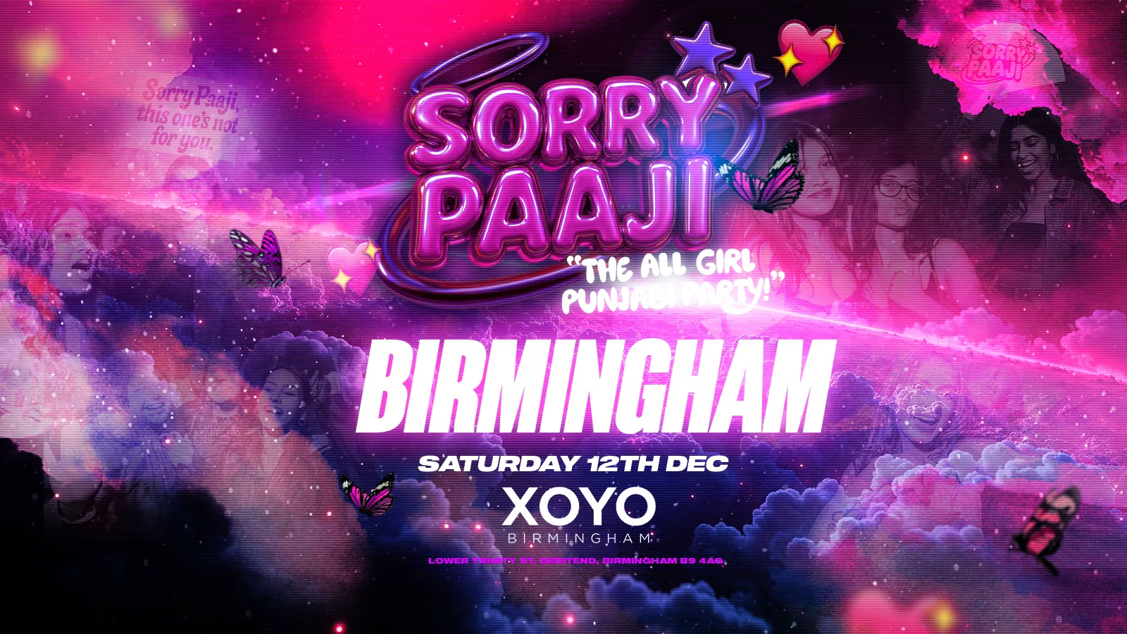 Sorry Paaji - All Girl Punjabi Party - XOYO Birmingham [TICKETS DROP FRIDAY 10AM!}