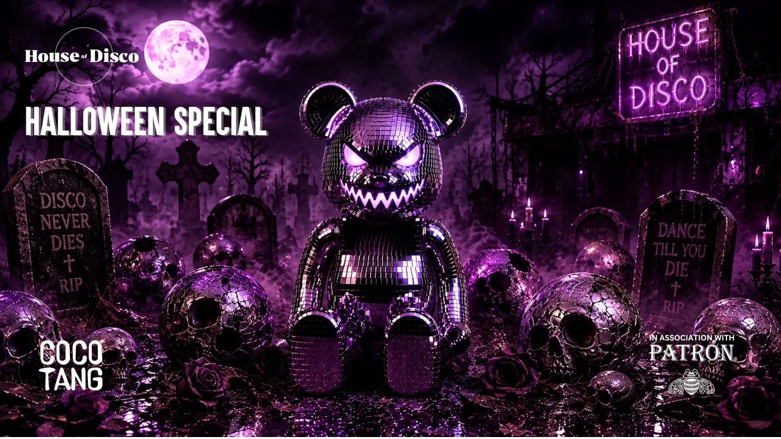 House of Disco - Halloween Special FT. LIVE SAX & DARK MAGIC ☠️ at Coco Tang -Cocktail Bar