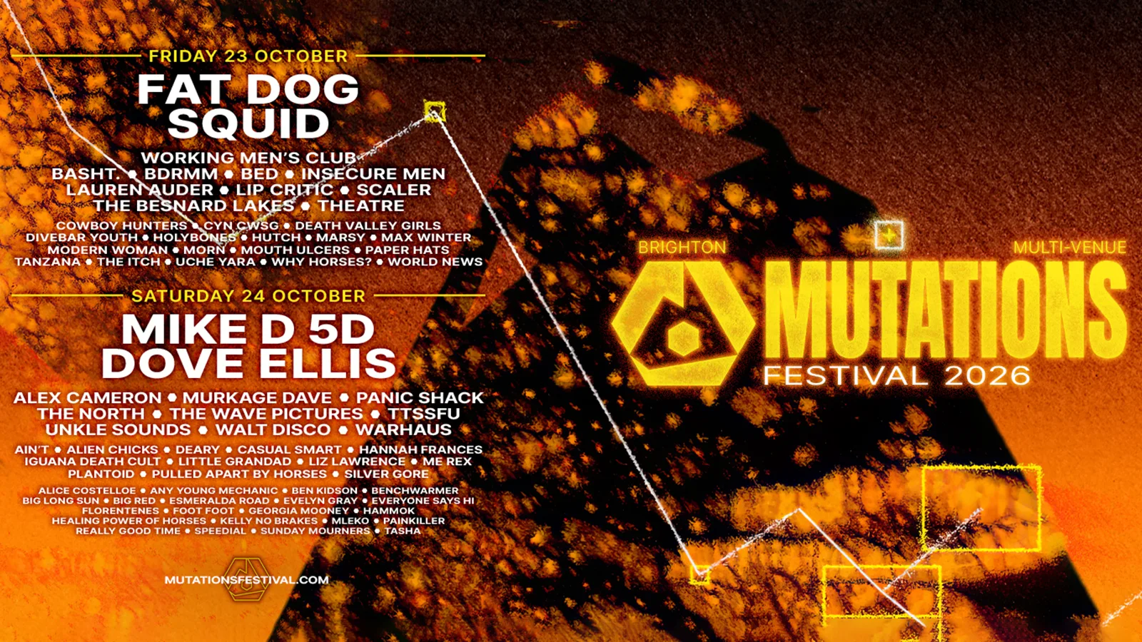 Mutations Festival 2026 – Saturday at The Hope and Ruin