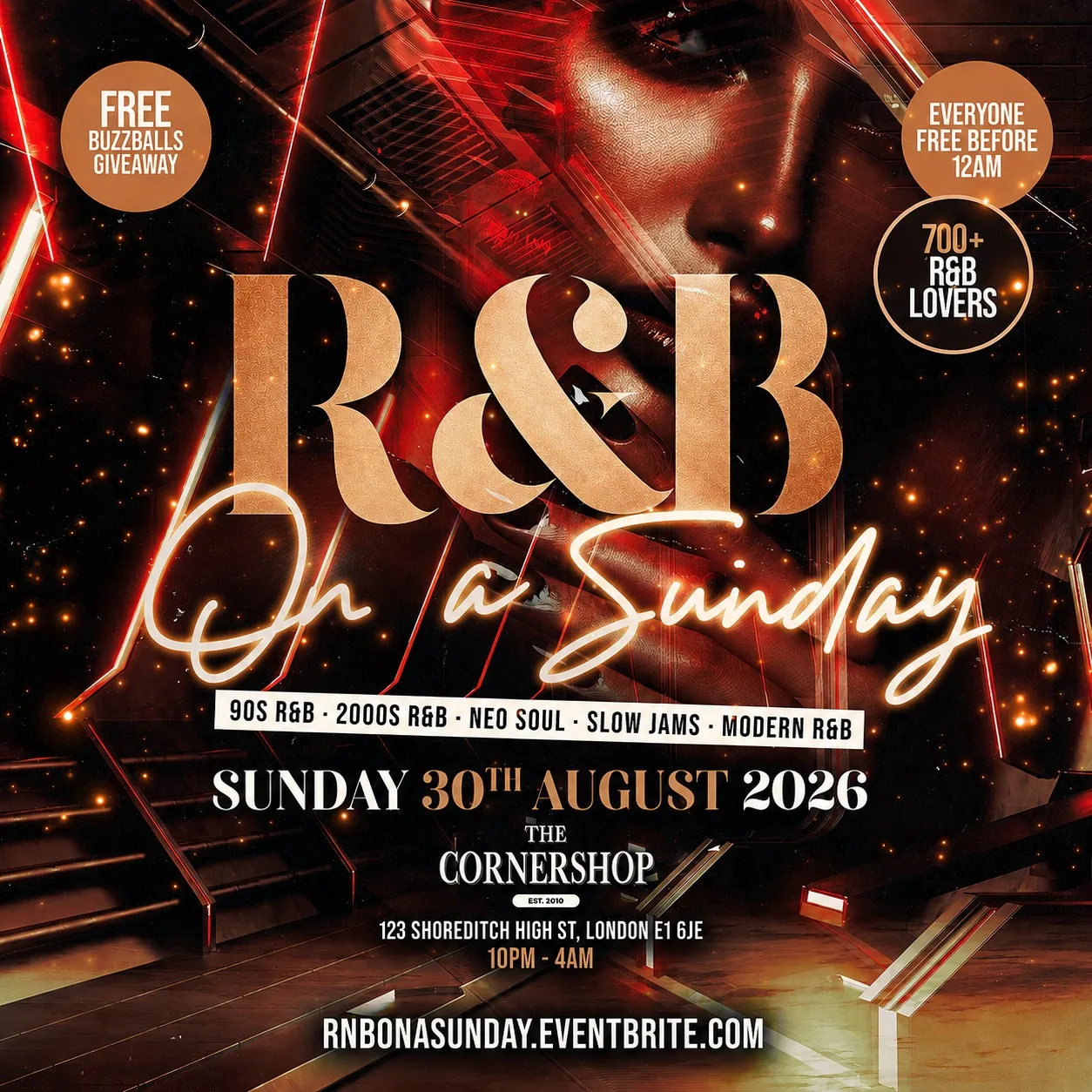R&B On A Friday - Shoreditch Free RnB Party at The Cornershop Bar