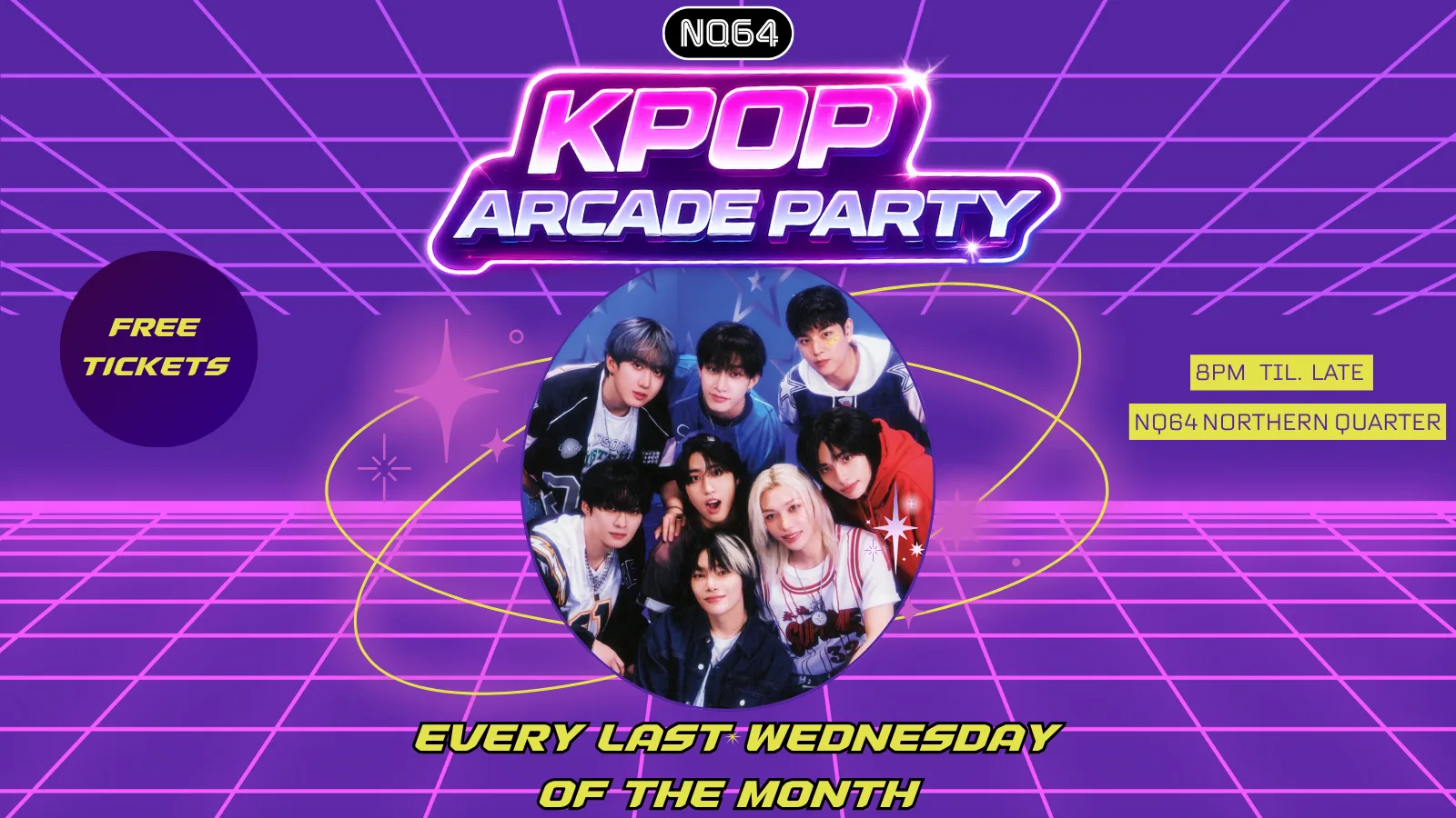 K-POP ARCADE PARTY at NQ64 Arcade Bar - Northern Quarter