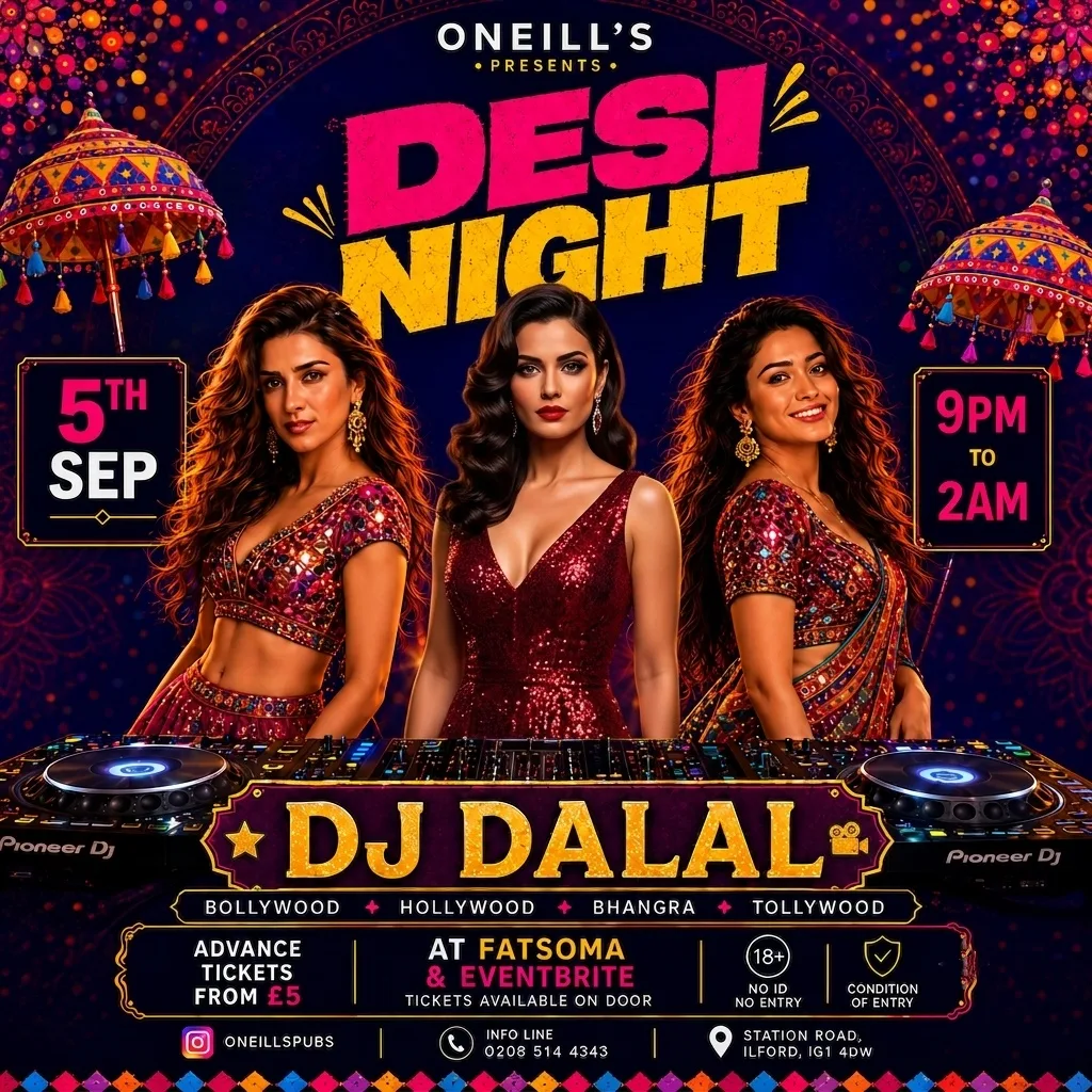 Desi Night Party with DJ Dalal London: The Ultimate Fusion Experience
