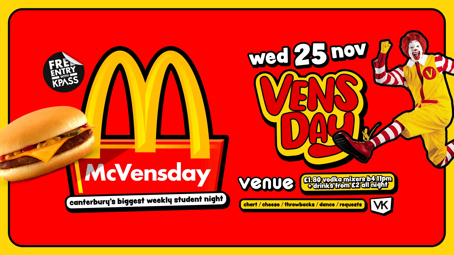 MCVENSDAY 🍔 Maccies Party at The Venue