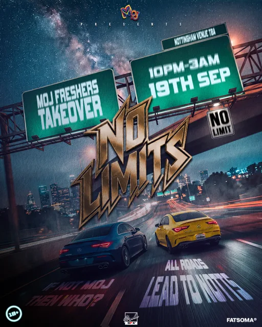 MOJ PRESENTS: NO LIMITS at TBA