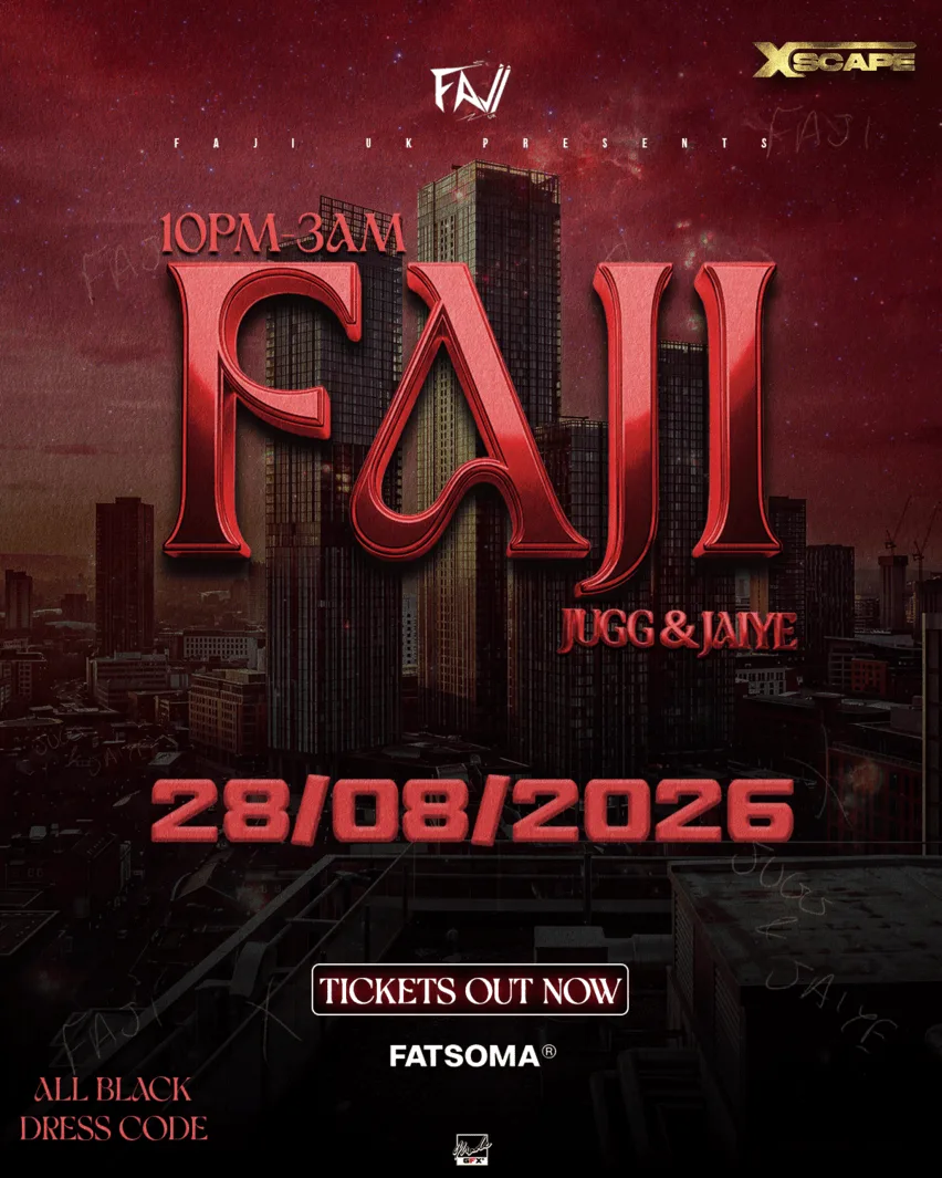 FAJI - JUGG & JAIYEE - Afrobeats/HipHop/Amapiano/RnB/DanceHall at Xscape Manchester