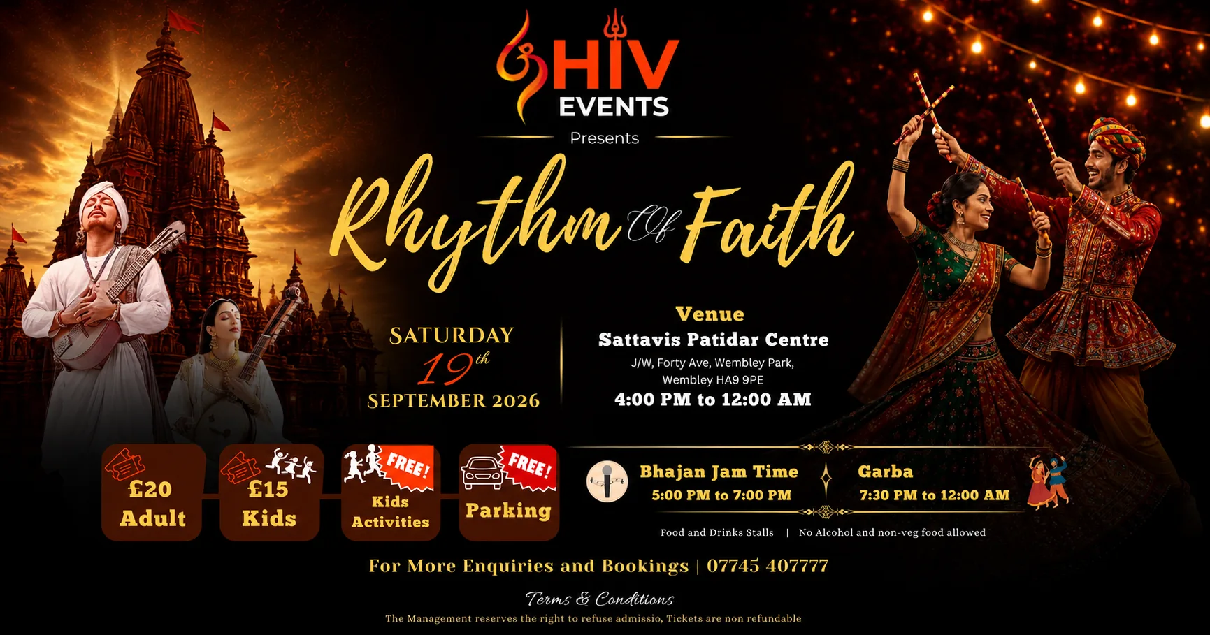 Rhythm of Faith - Bhajan Jam & Garba Night 2026