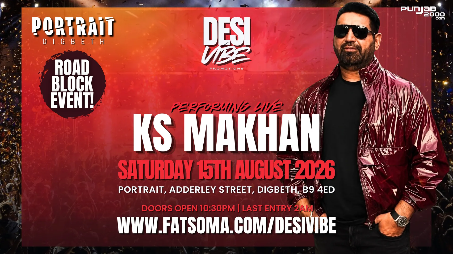 DESI VIBE - KS MAKHAN LIVE at PORTRAIT DIGBETH