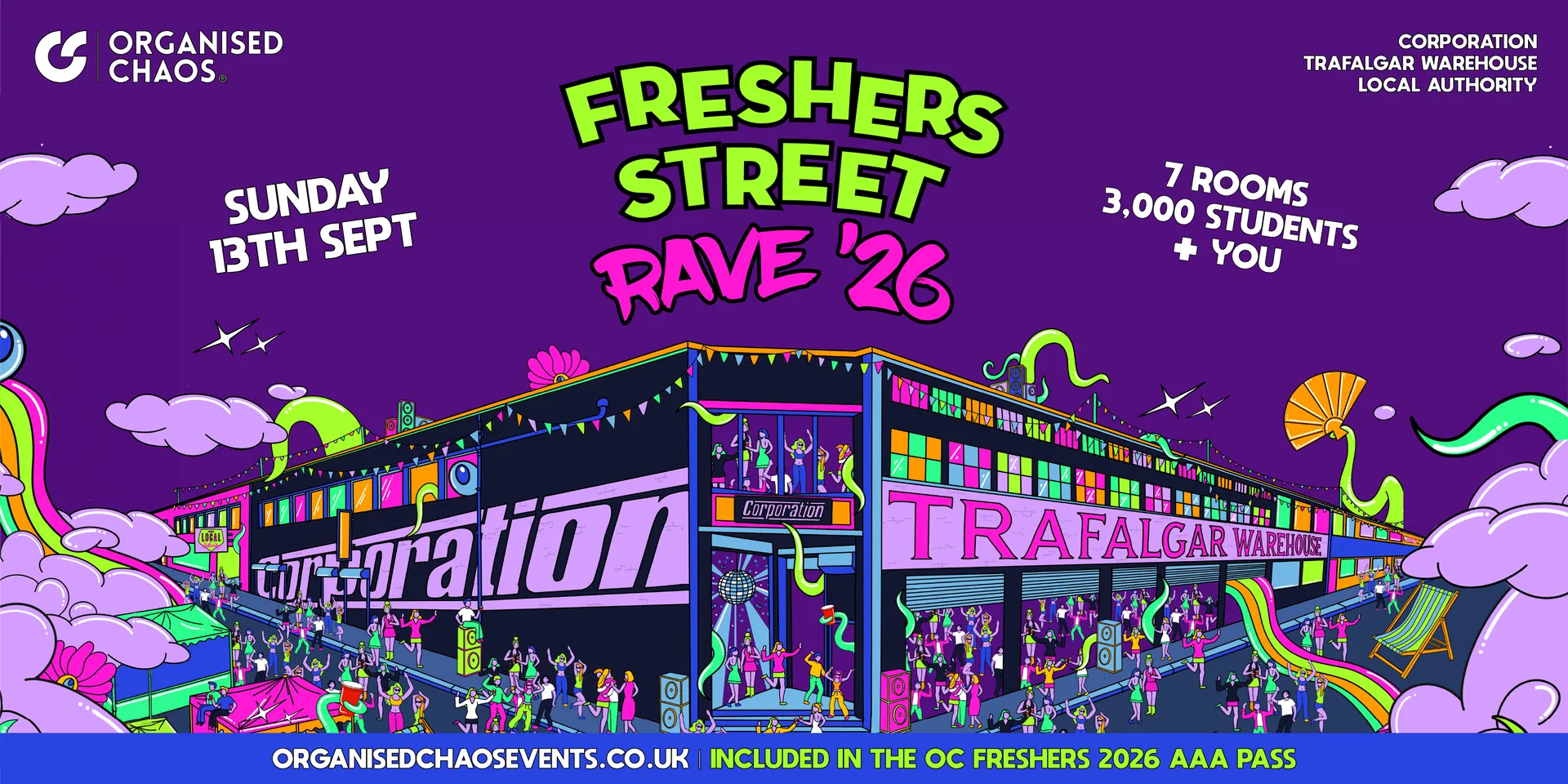 Freshers Street Rave - Sheffield Freshers Week Opening Party