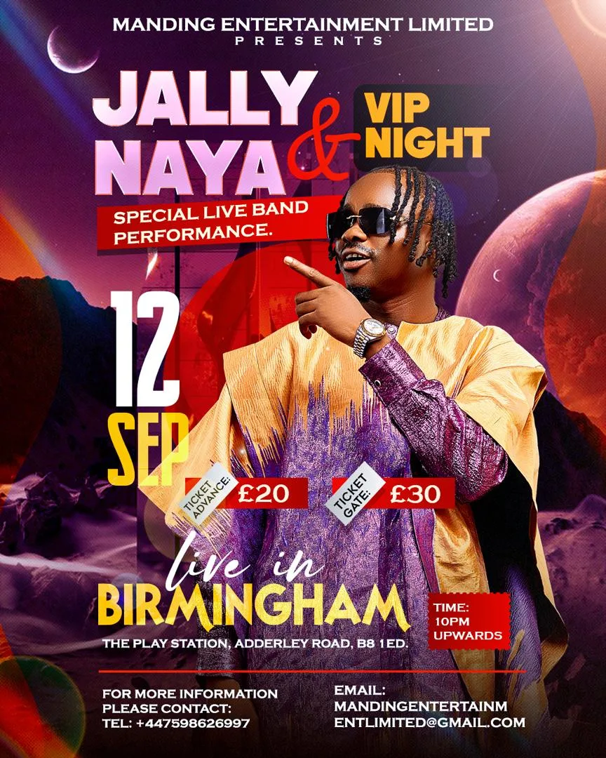 LIVE BAND VIP NIGHT WITH JALLY NAYA
