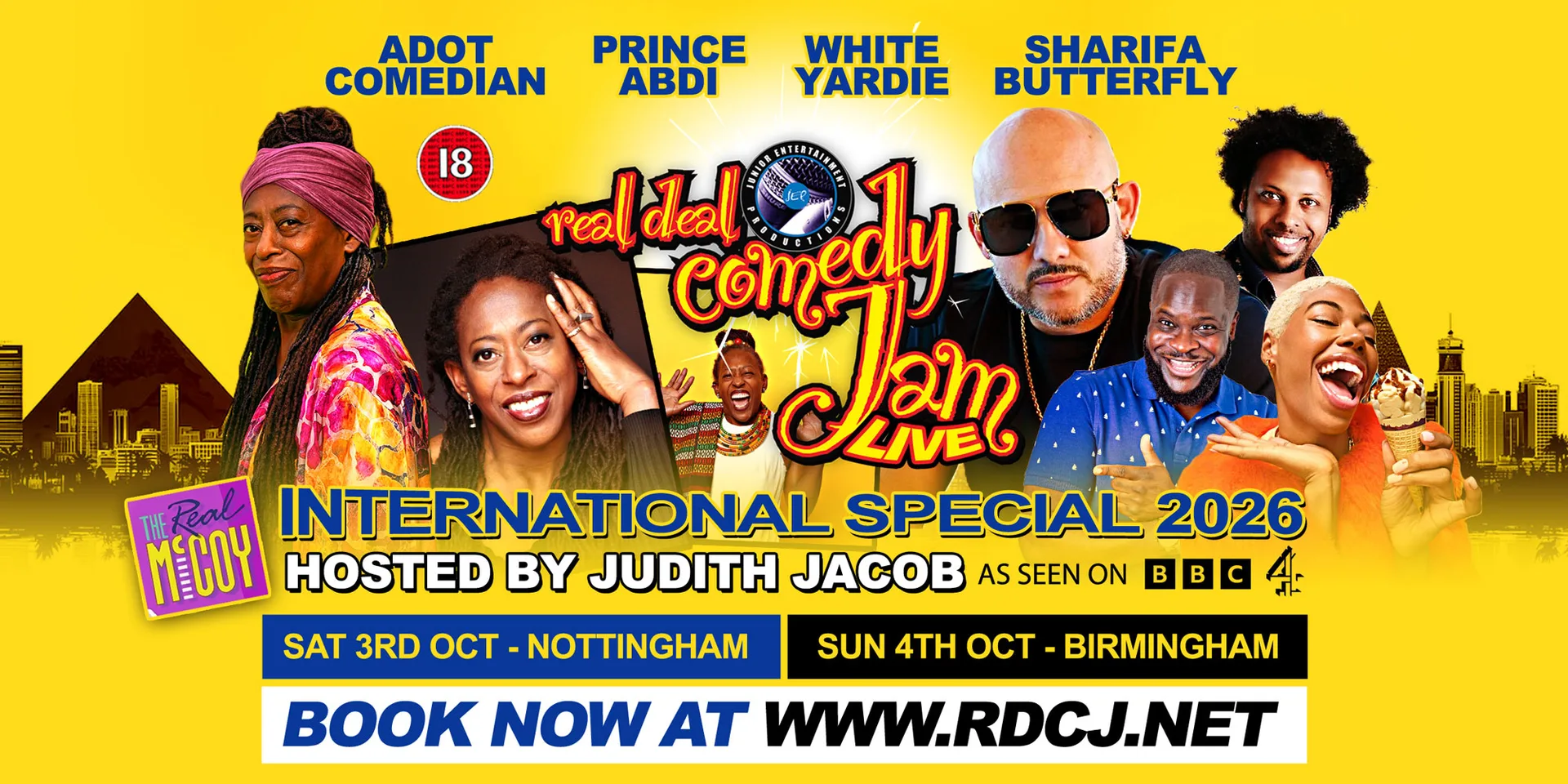 BIRMINGHAM REAL DEAL COMEDY JAM LIVE SHOW at Rosies - Birmingham
