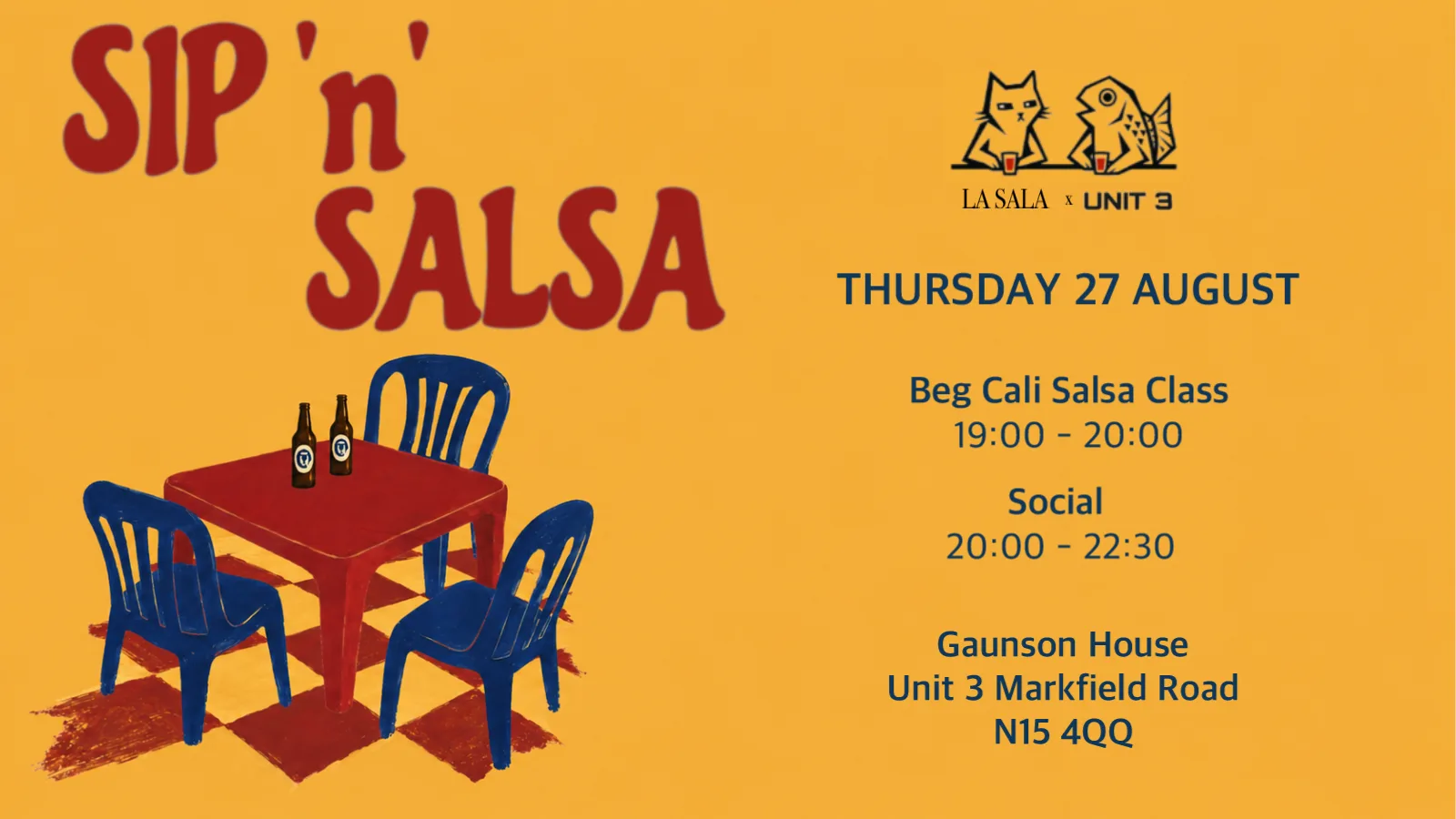 Beginners cali salsa class & social (salsa caleña)