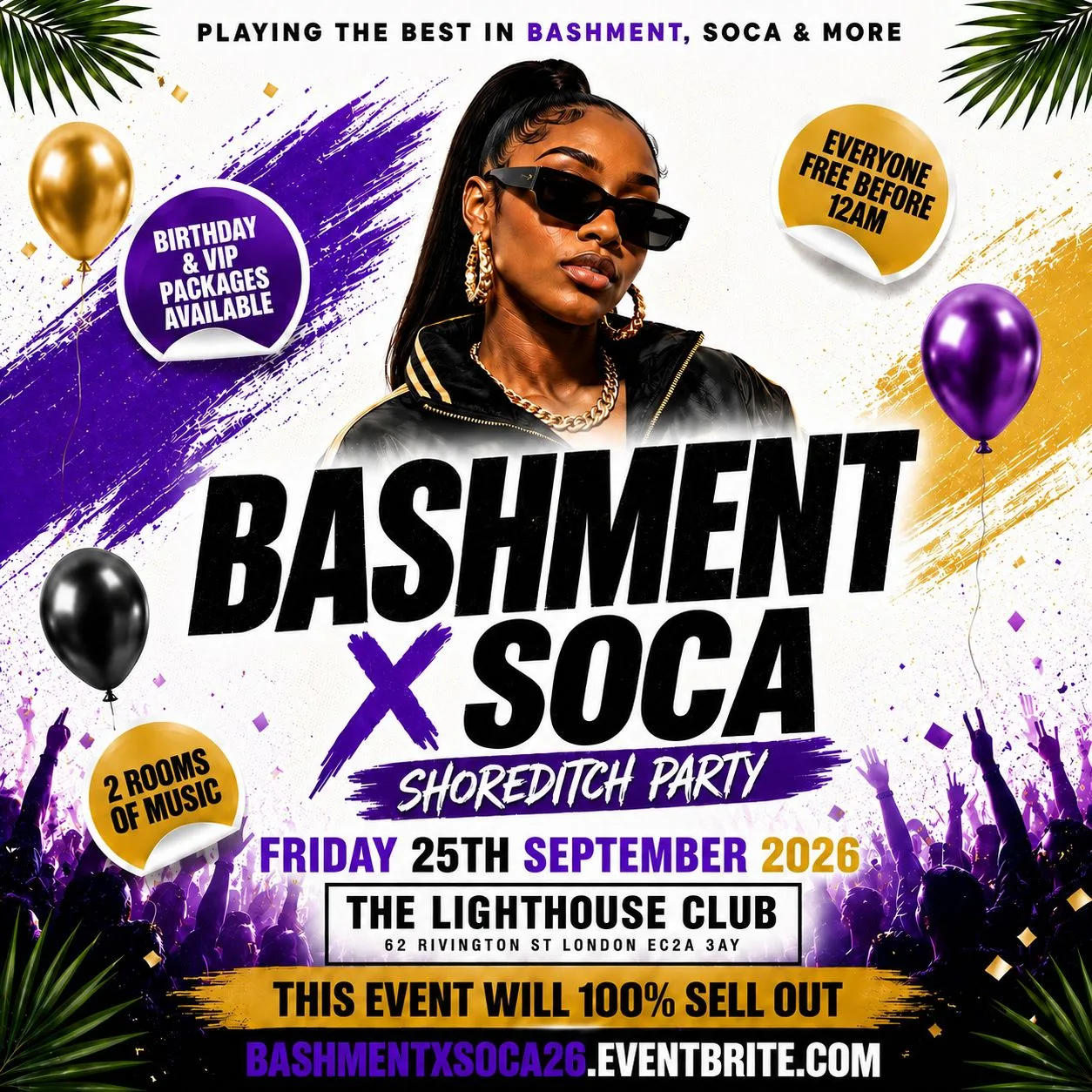 Bashment X Soca - Shoreditch Party - Everyone Free Before 12AM at The Lighthouse Bar and Club