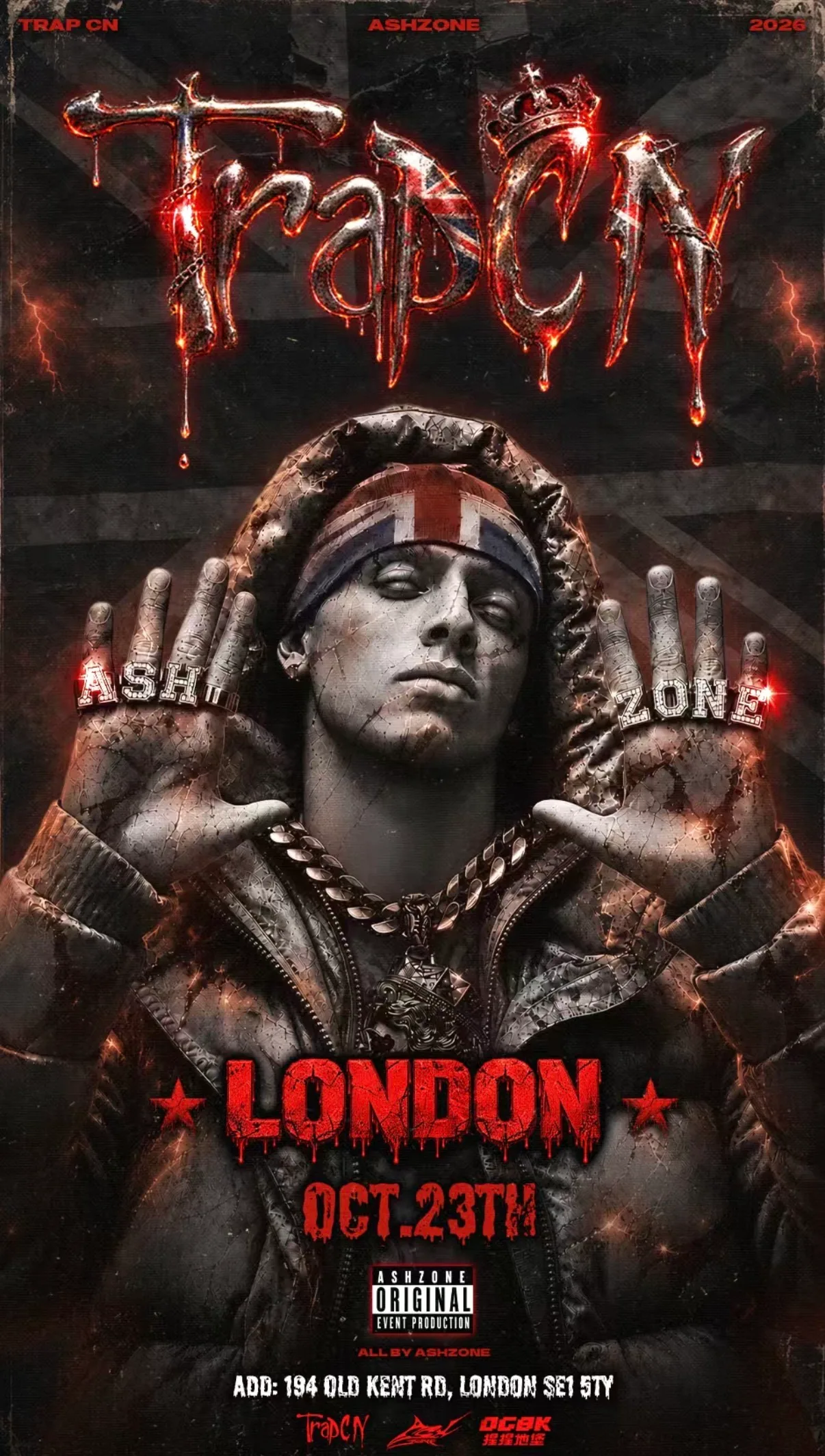 🇨🇳 ASHZONE × TRAPCN：英国全面接管 伦敦站