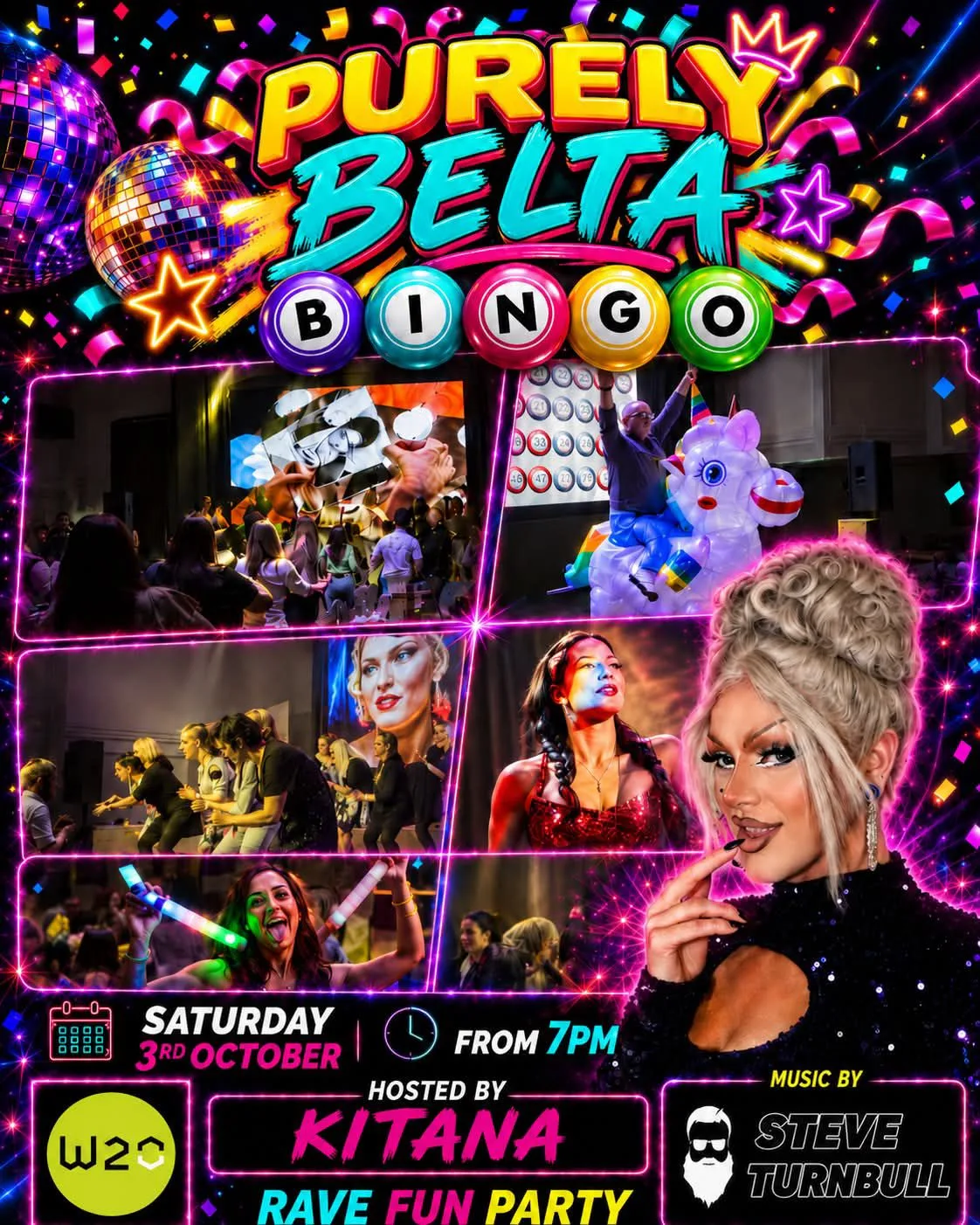 Purely Belta Bingo @ Warehouse 20 Killingworth! at Warehouse 20