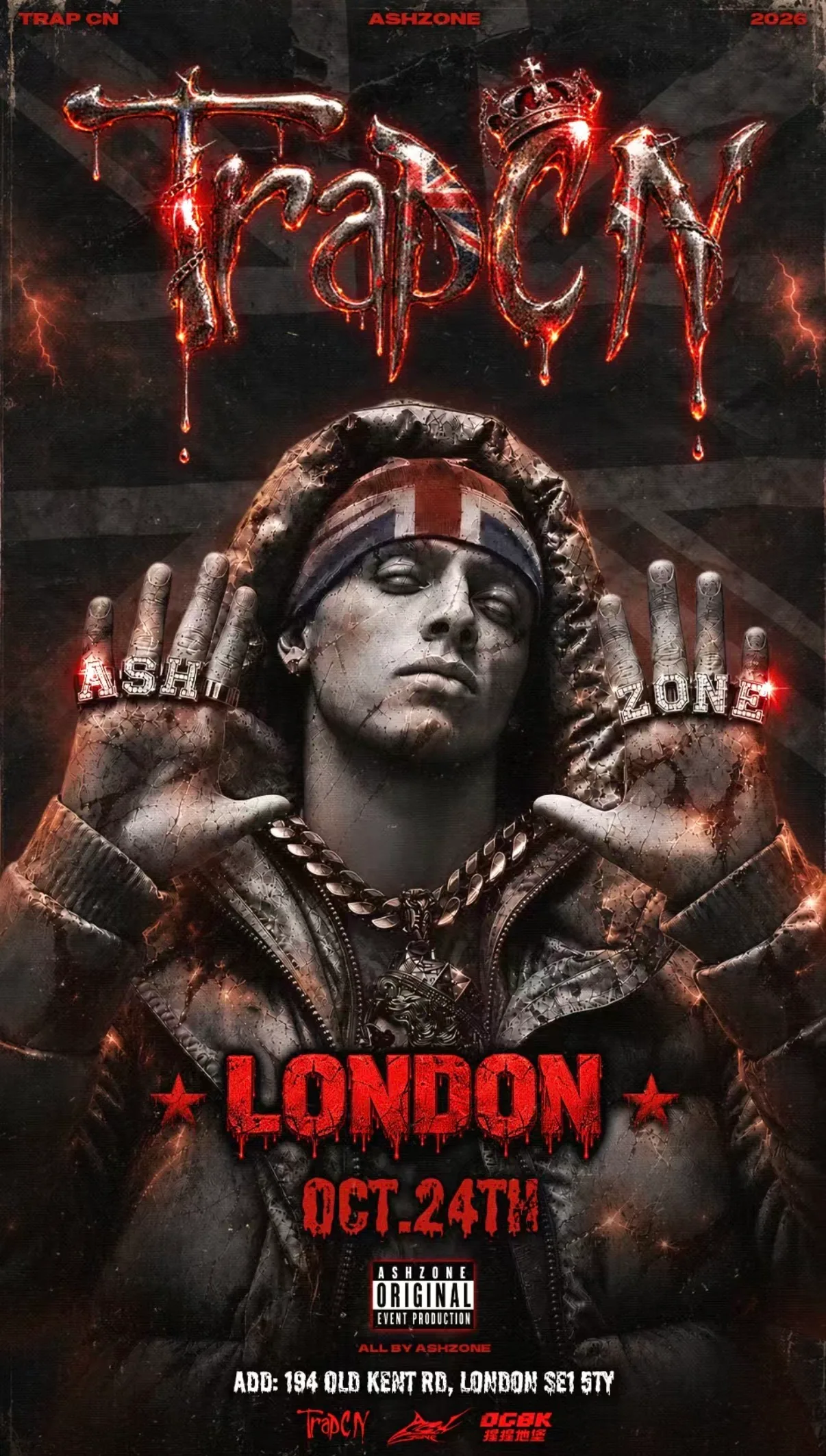 🇨🇳 ASHZONE × TRAPCN：英国全面接管 伦敦站