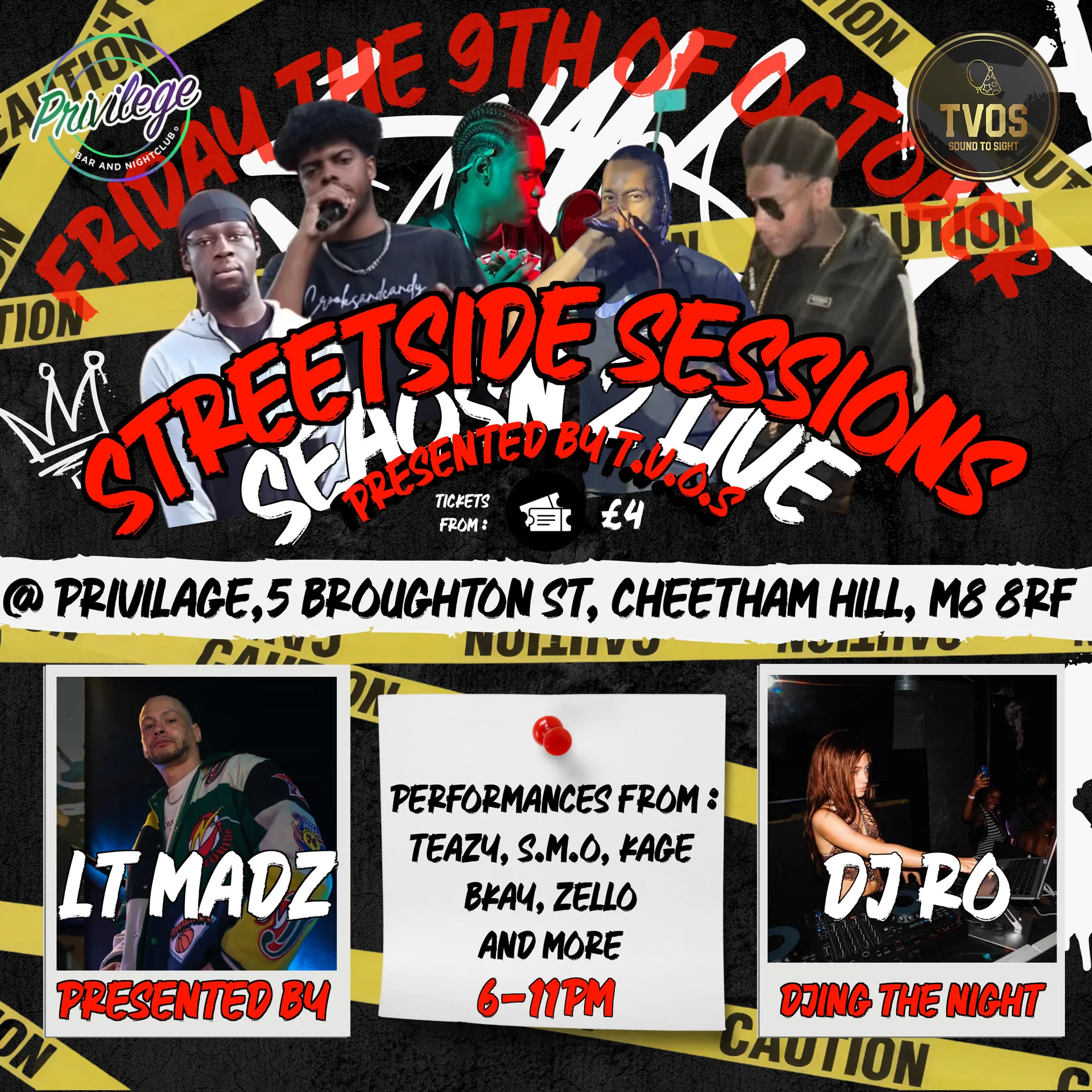 STREETSIDE SESSIONS season 2 LIVE! at Privilege Bar & Night Club