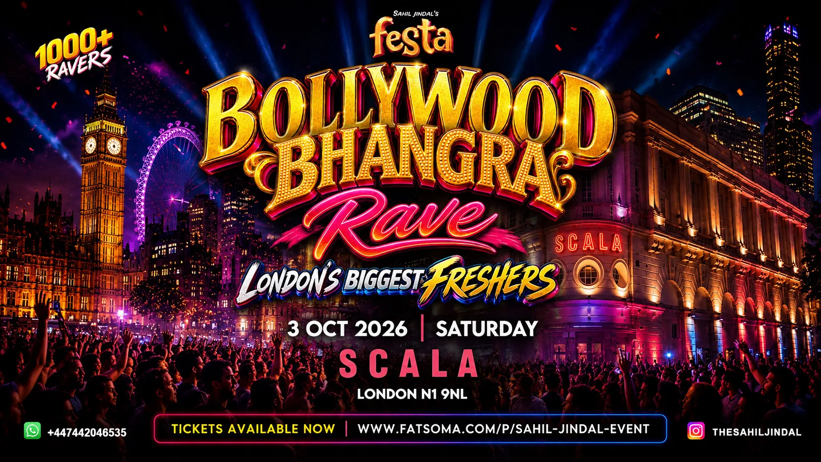 BOLLYWOOD FRESHERS RAVE 💃🪩
