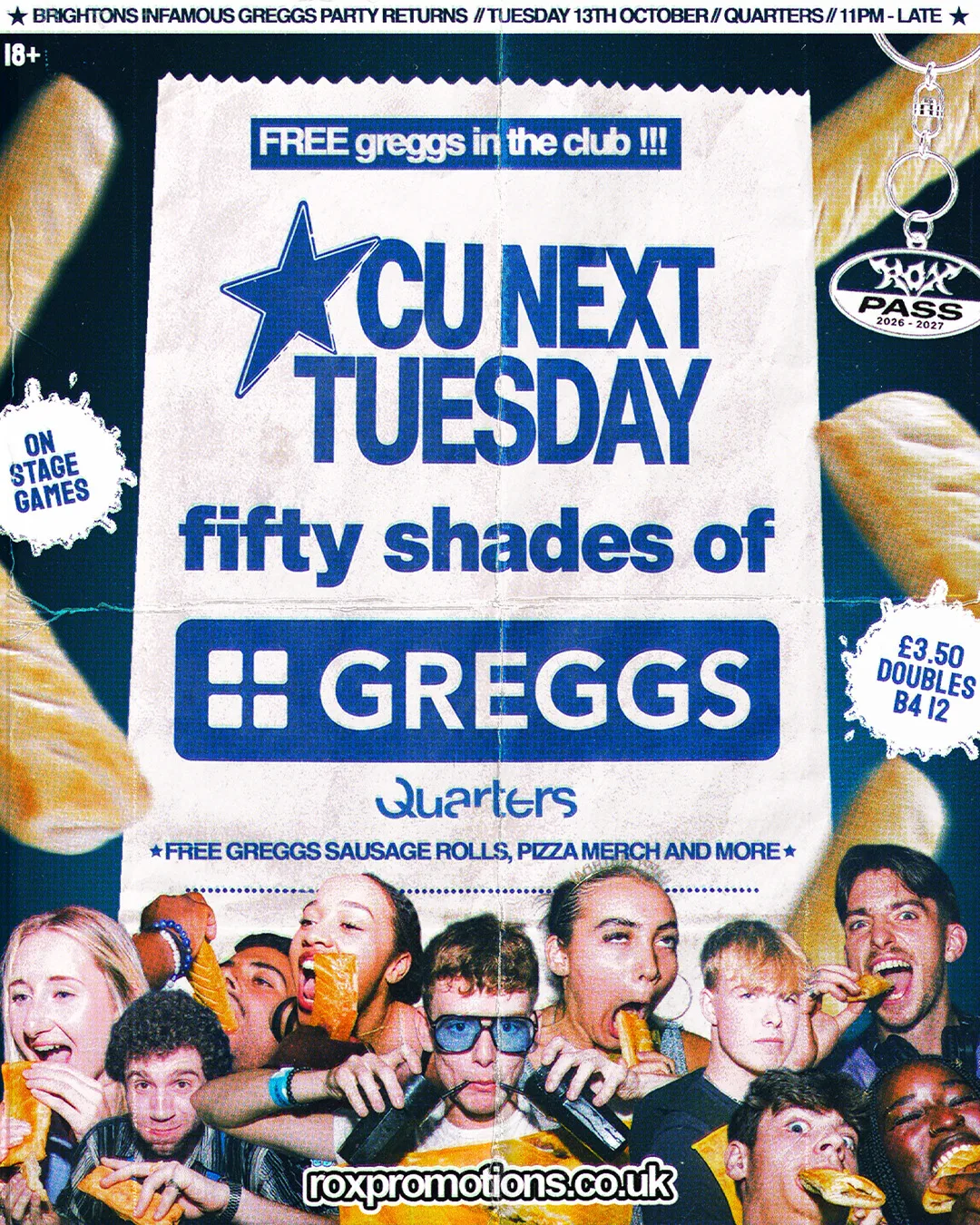 CU NEXT TUESDAY | 50 SHADES OF GREGGS 🌭❤️ | 13/10/2026