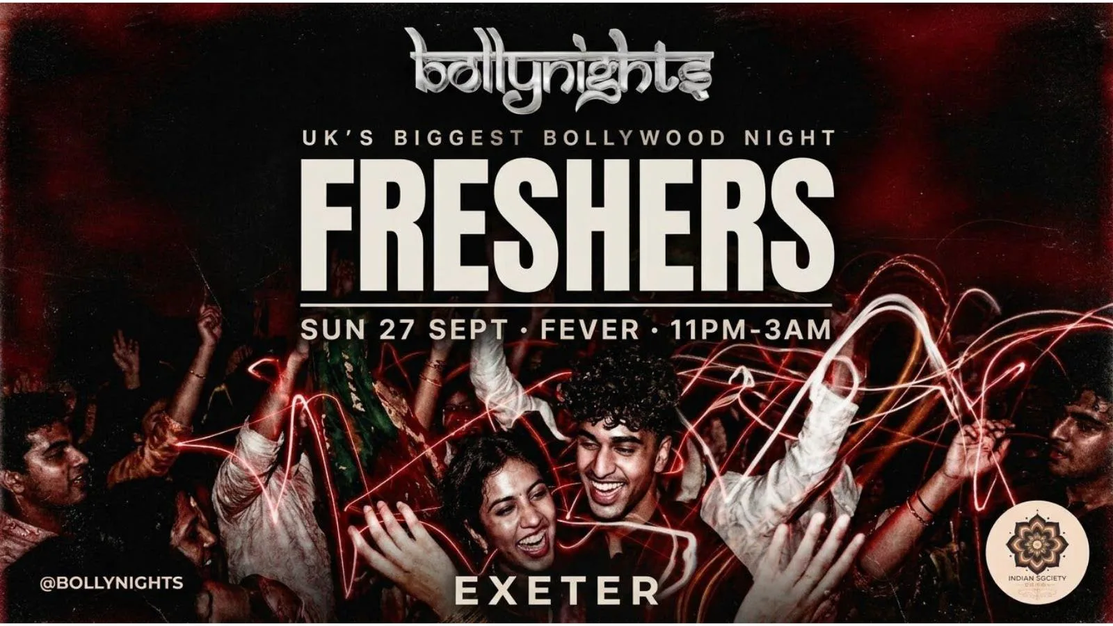 Exeter Bollynights - Freshers Welcome | Sunday 27th September | Fever Nightclub