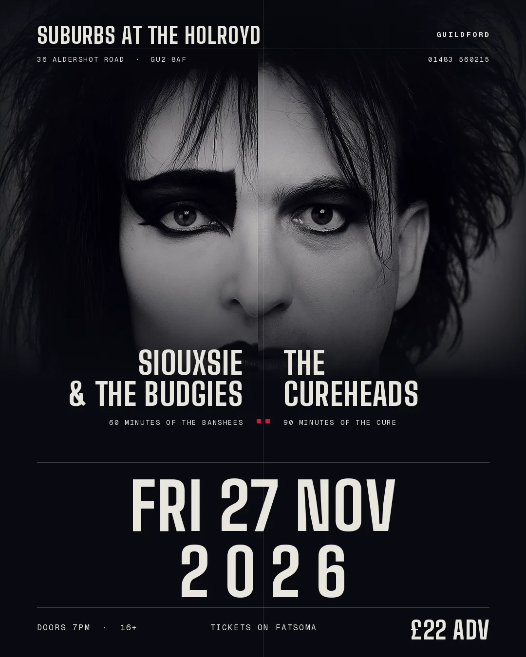 The Cureheads Vs Siouxsie & The Budgies