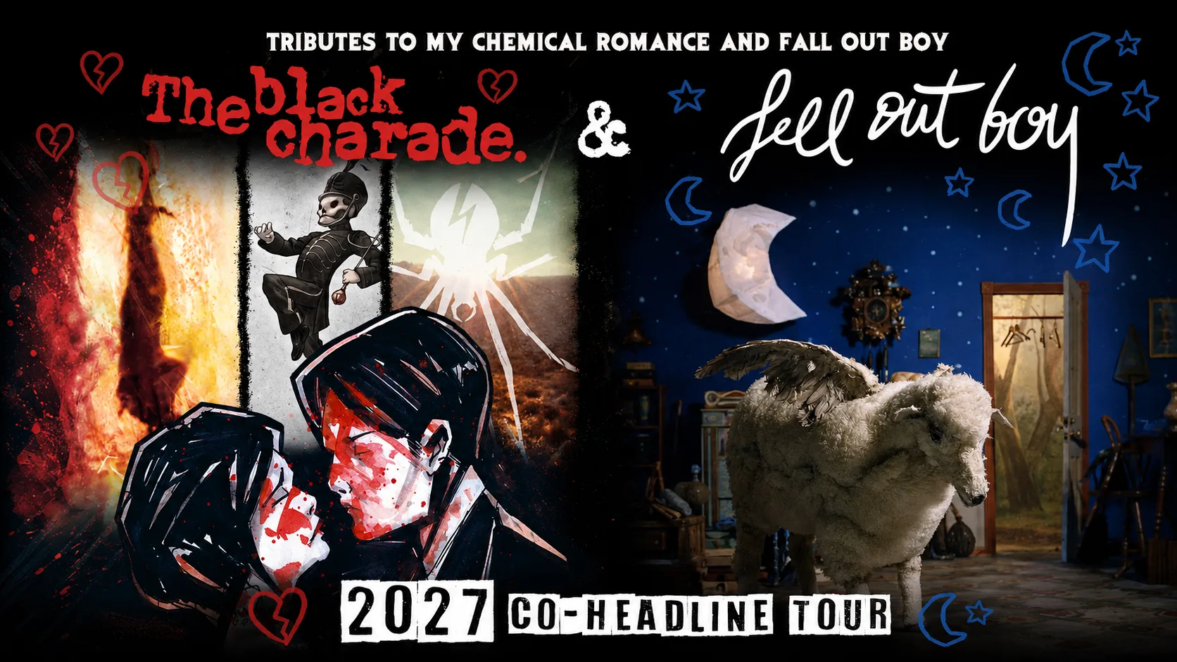 🖤 My Chemical Romance & Fall Out Boy Night – ft The Black Charade & Fell Out Boy at The Buttermarket