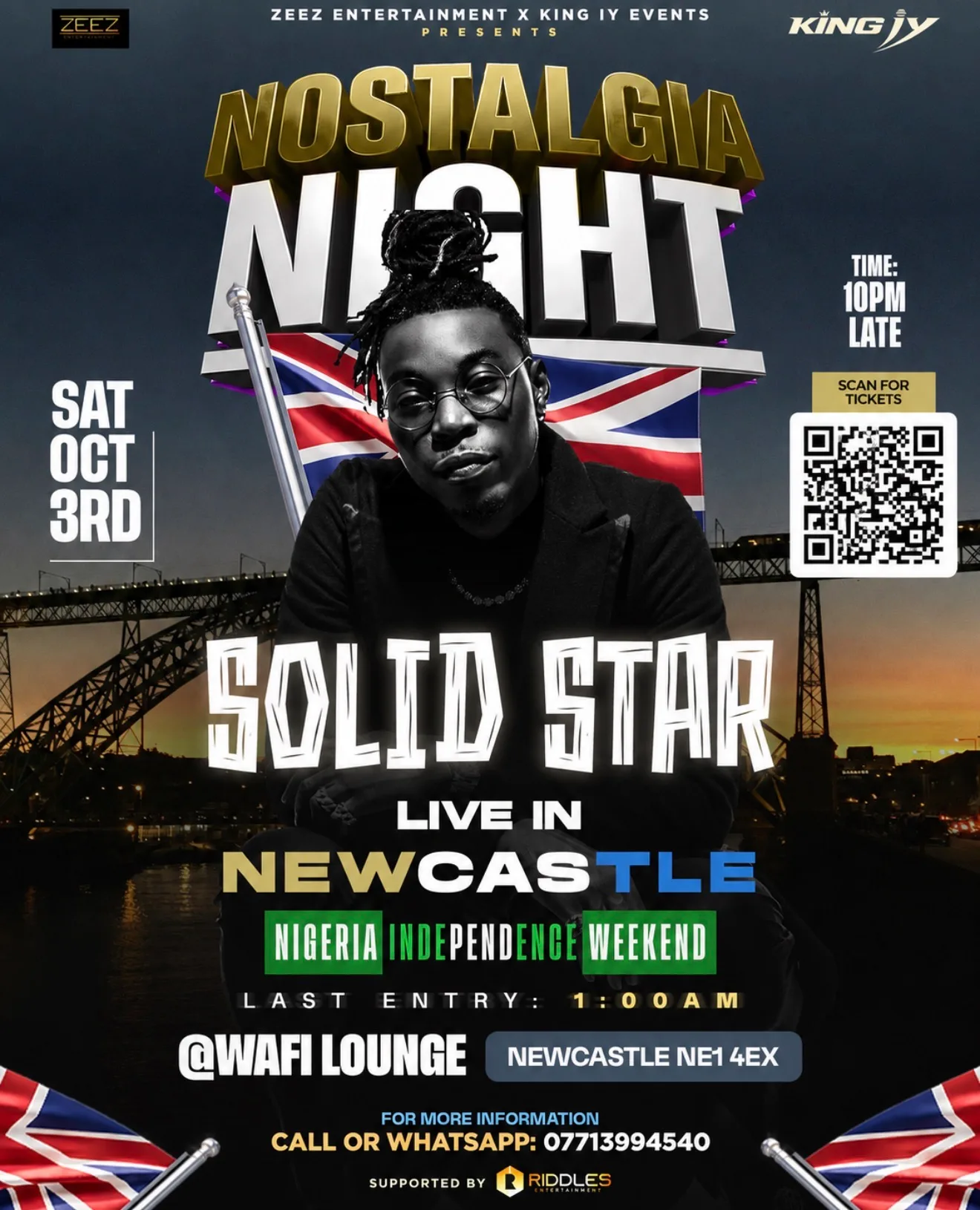 NOSTALGIA NIGHT: SOLID STAR LIVE IN NEWCASTLE