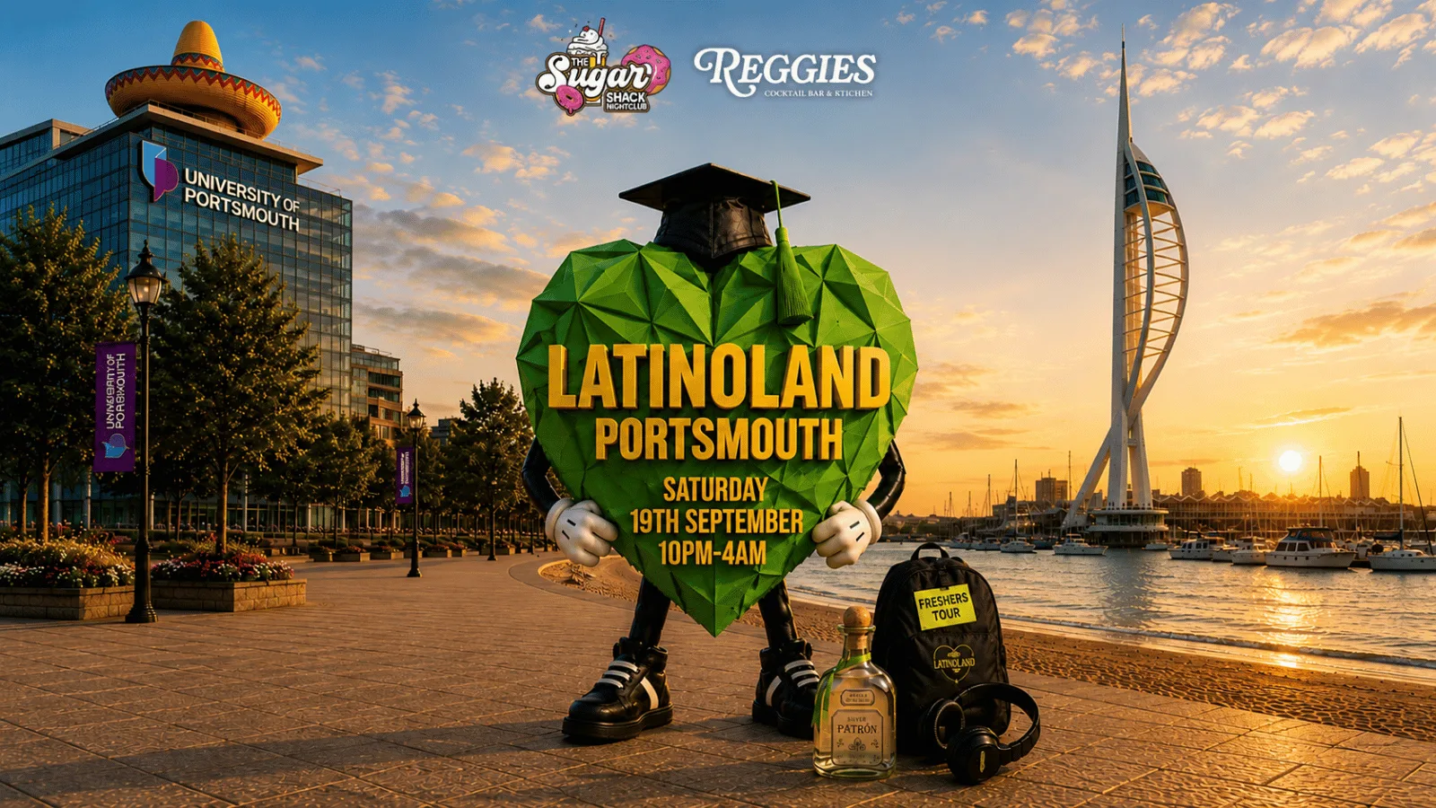 PORTSMOUTH - LATINOLAND FRESHERS EDITION at The Sugar Shack Nightclub
