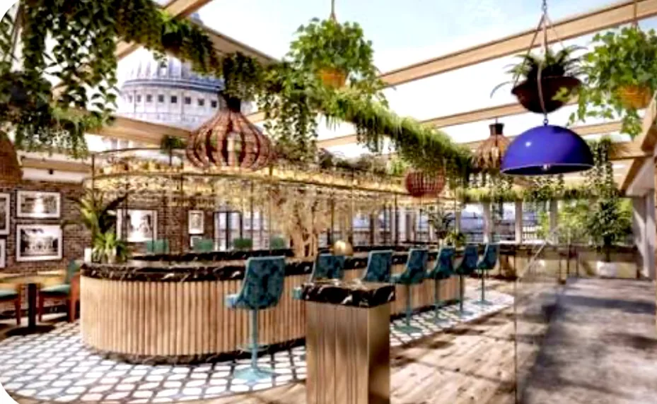ICONIC ROOFTOP VIBRANT SOCIAL! DJ SET-MIX & MINGLE WITH A VIEW! St Paul's at Sabine Rooftop Bar