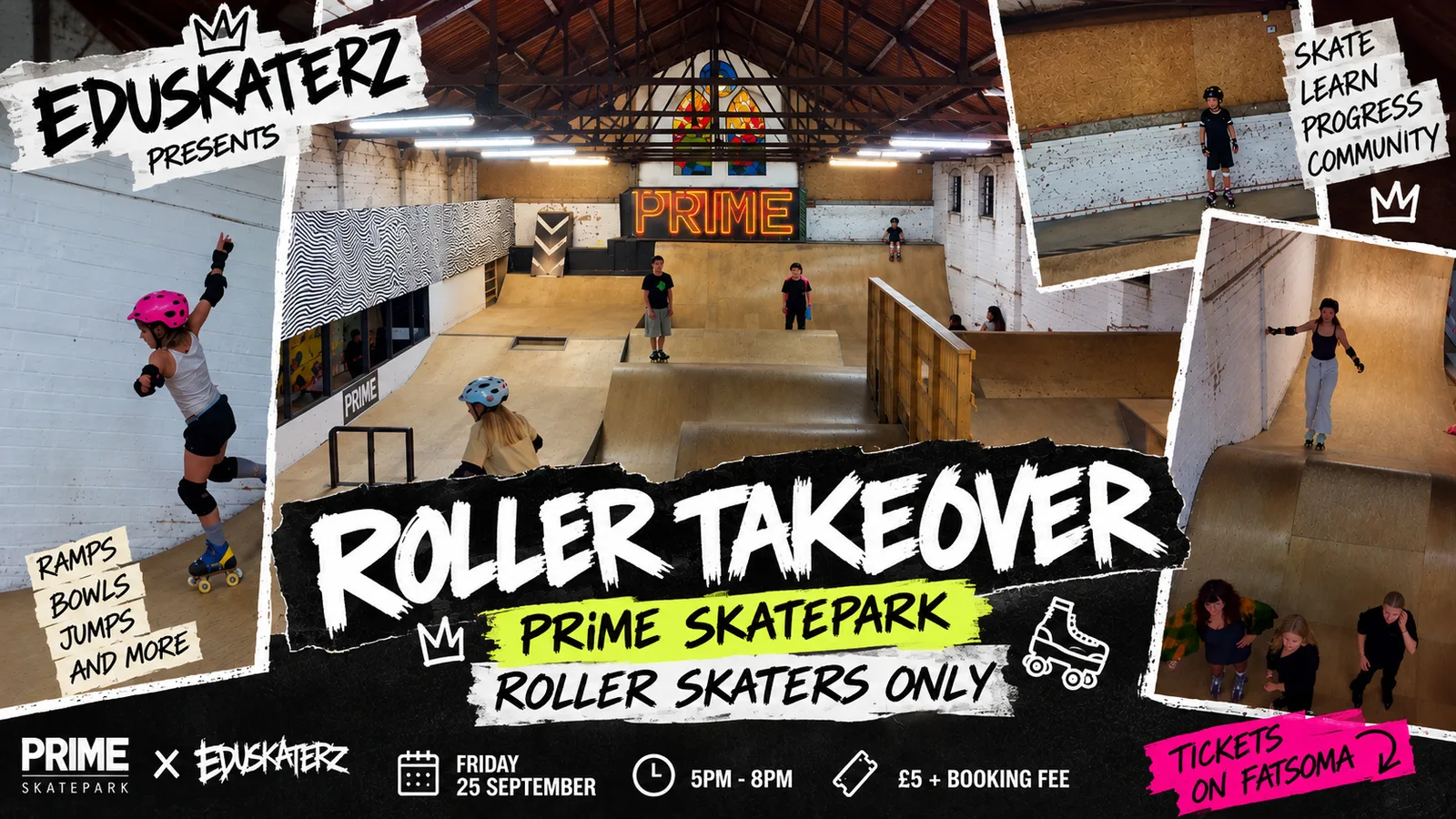 ROLLER SKATERS TAKEOVER PRIME 🛼 | EduSkaterz
