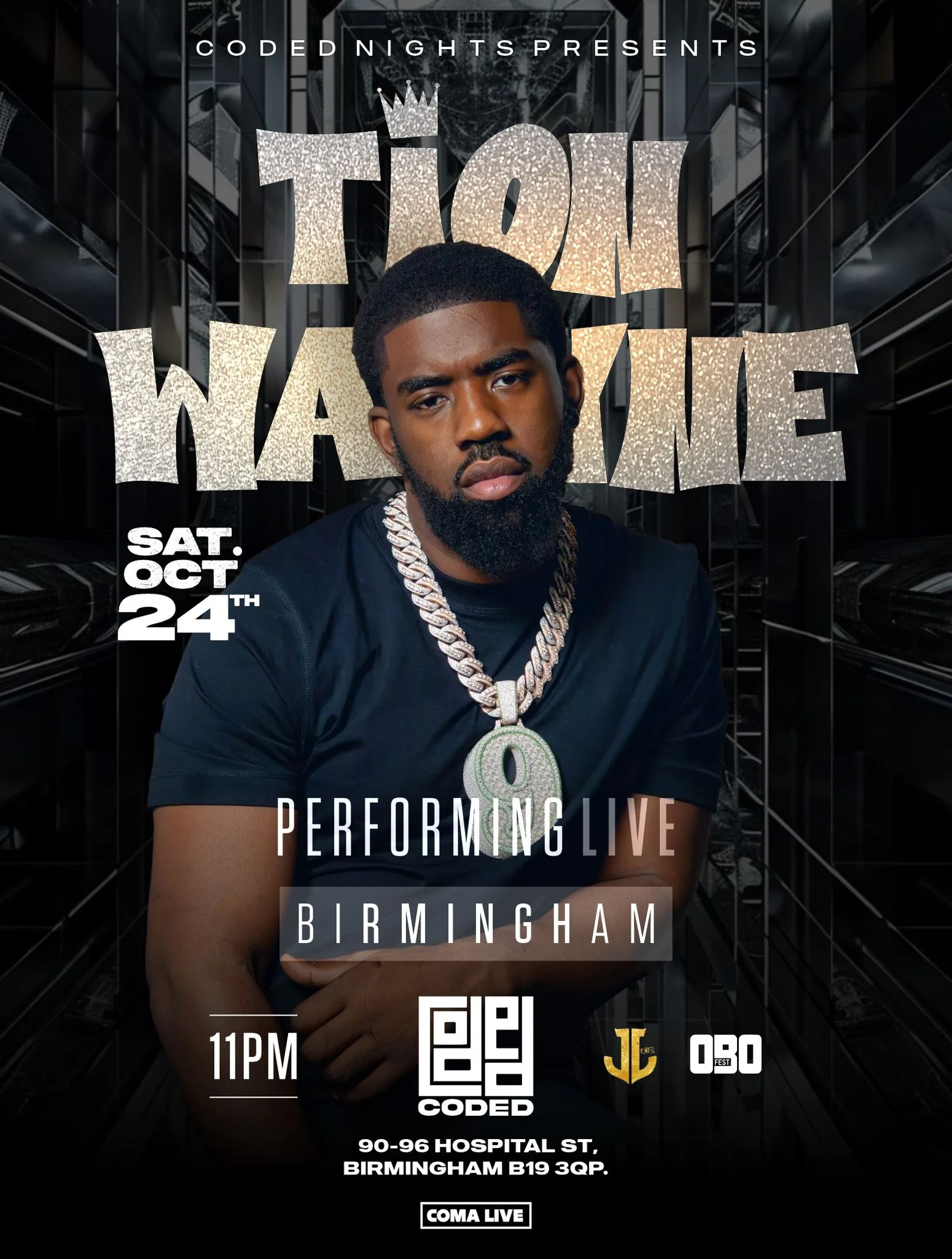 TION WAYNE LIVE IN BIRMINGHAM at Coded Birmingham