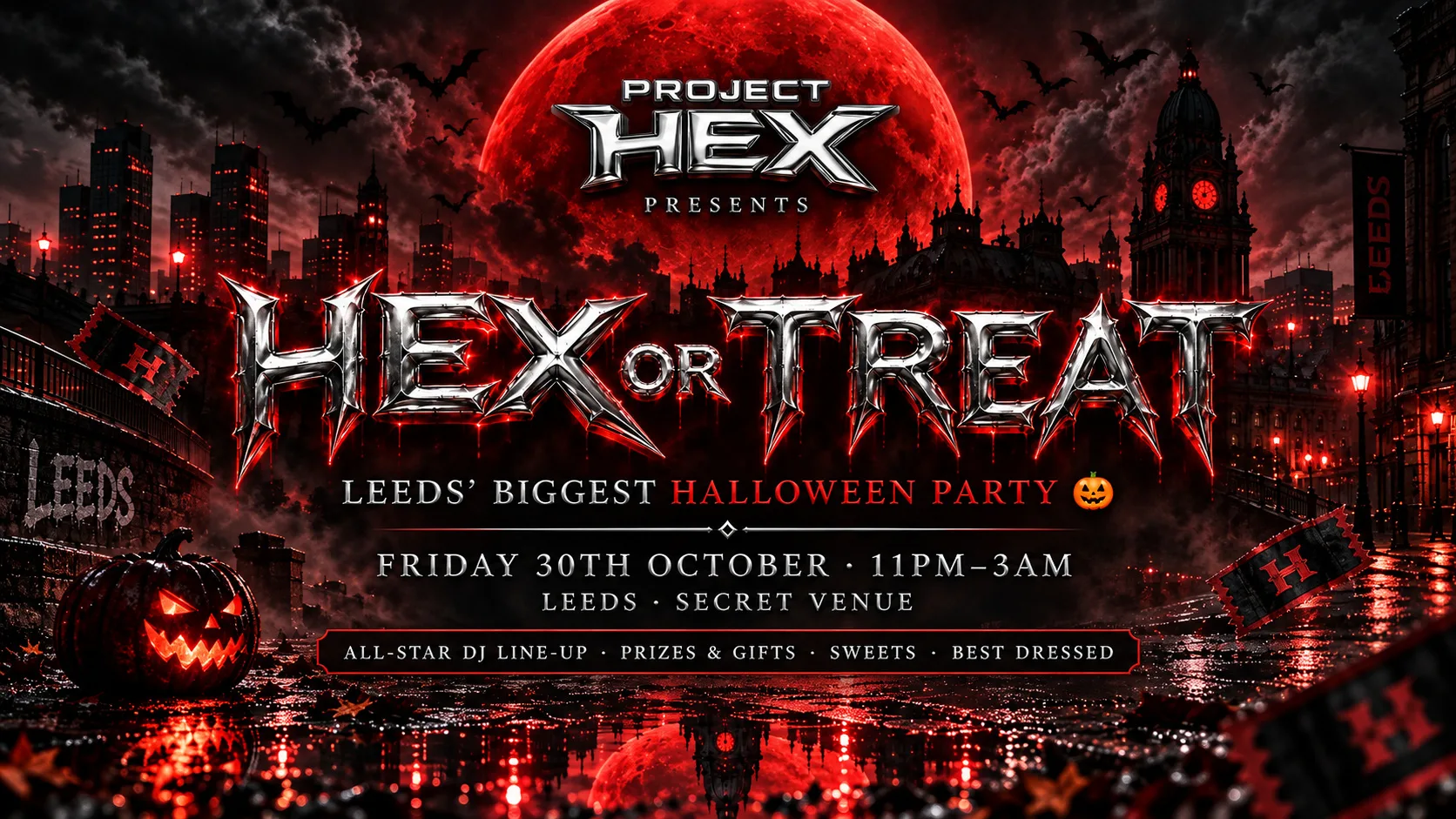 HEX OR TREAT 🎃 | Leeds’ Biggest Halloween Party