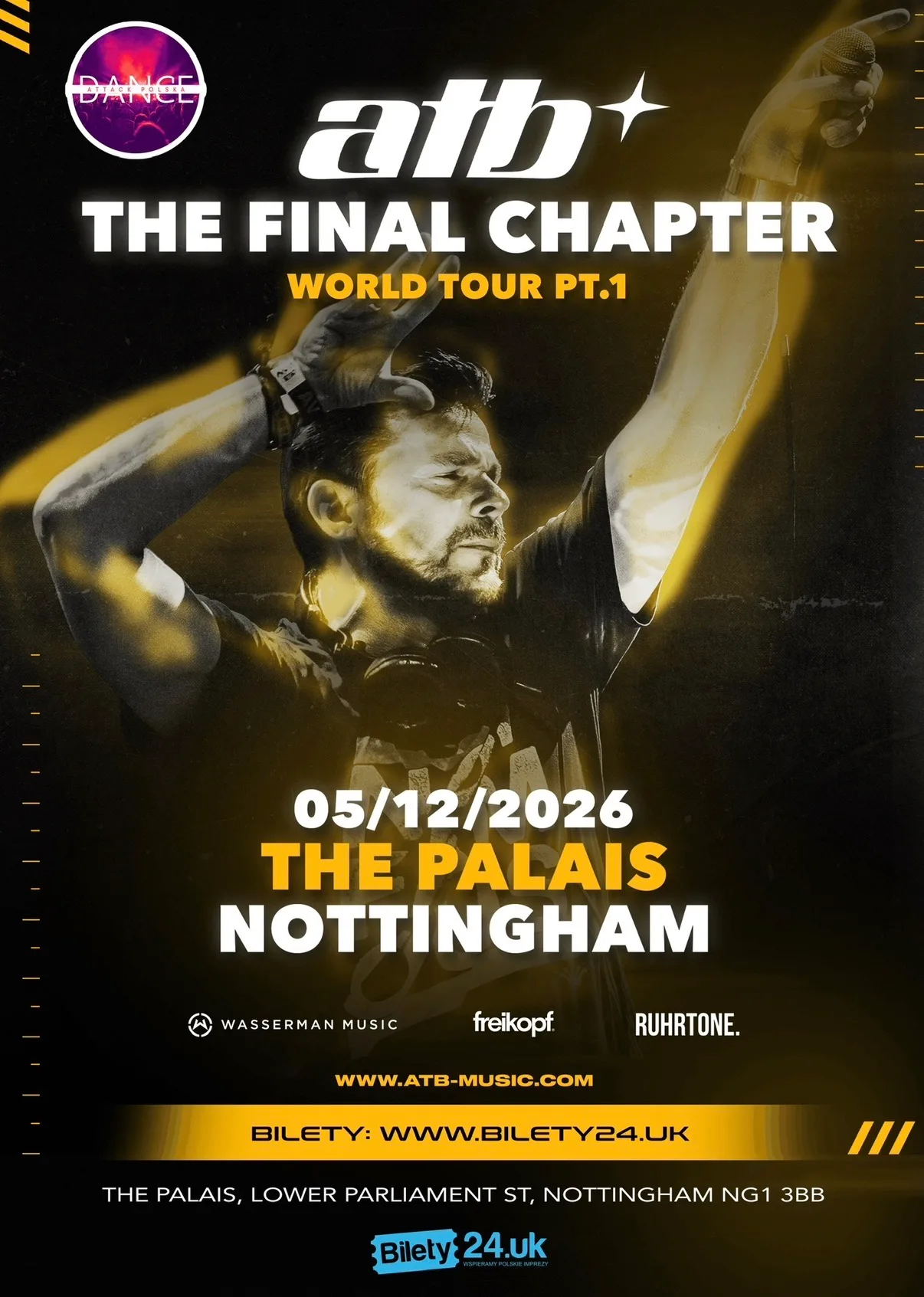 ATB | THE FINAL CHAPTER TOUR | NOTTINGHAM