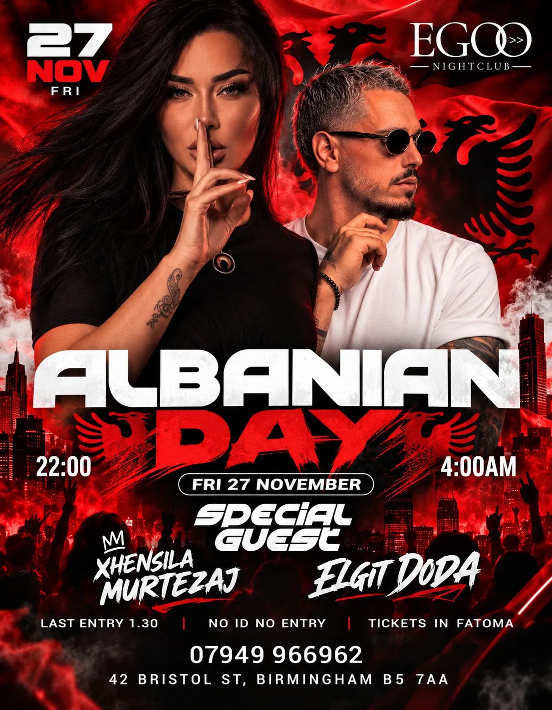 Albanian Night at Egoo Bar & Lounge - Exclusive Nighclub