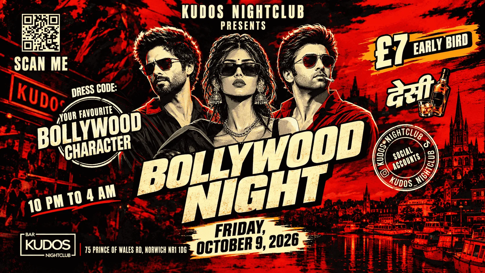 KUDOS PRESENTS: BOLLYWOOD TAKEOVER