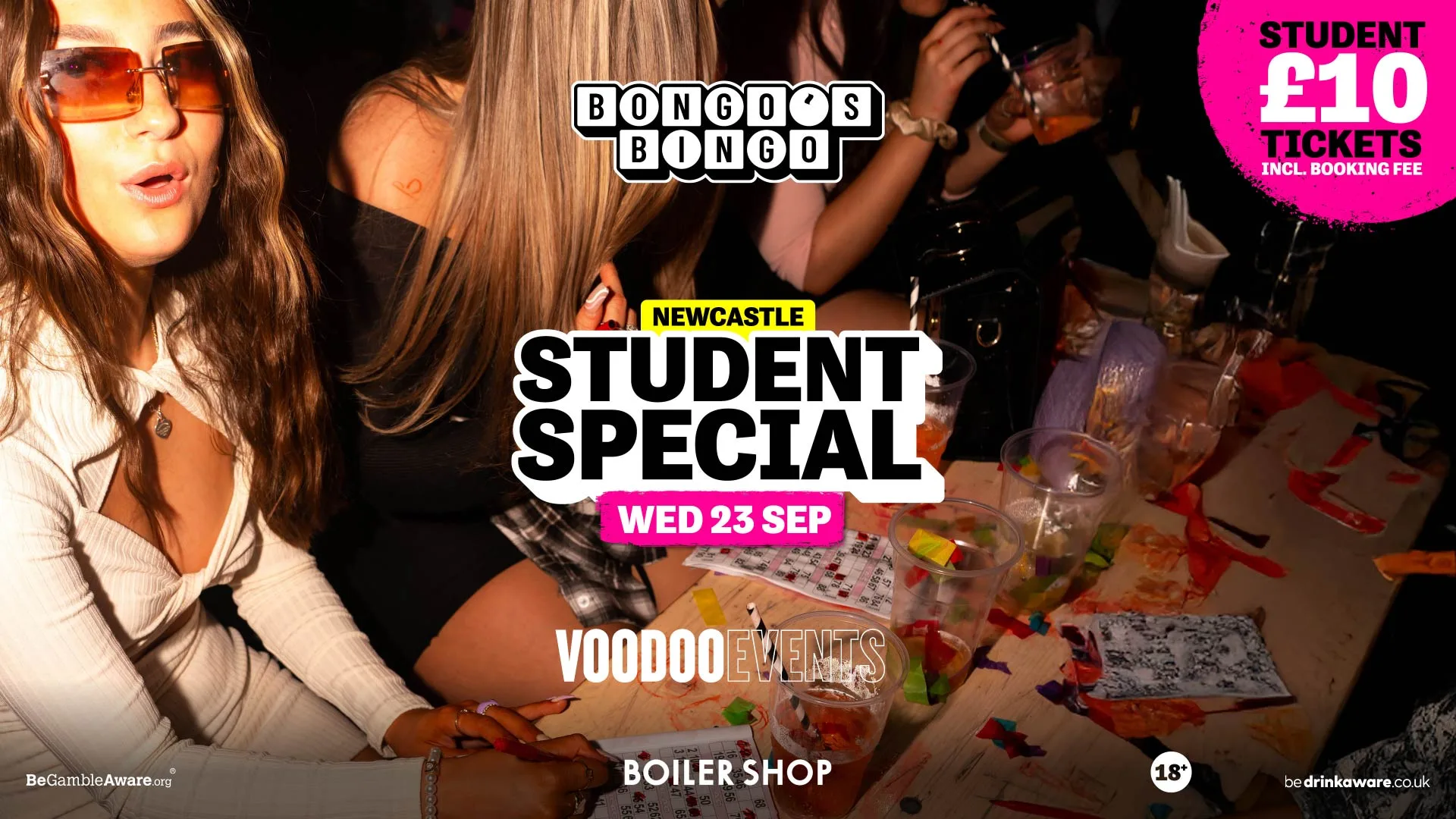 BONGO'S BINGO x VOODOO EVENTS  //  23RD SEPTEMBER // BOILER SHOP at Boiler Shop