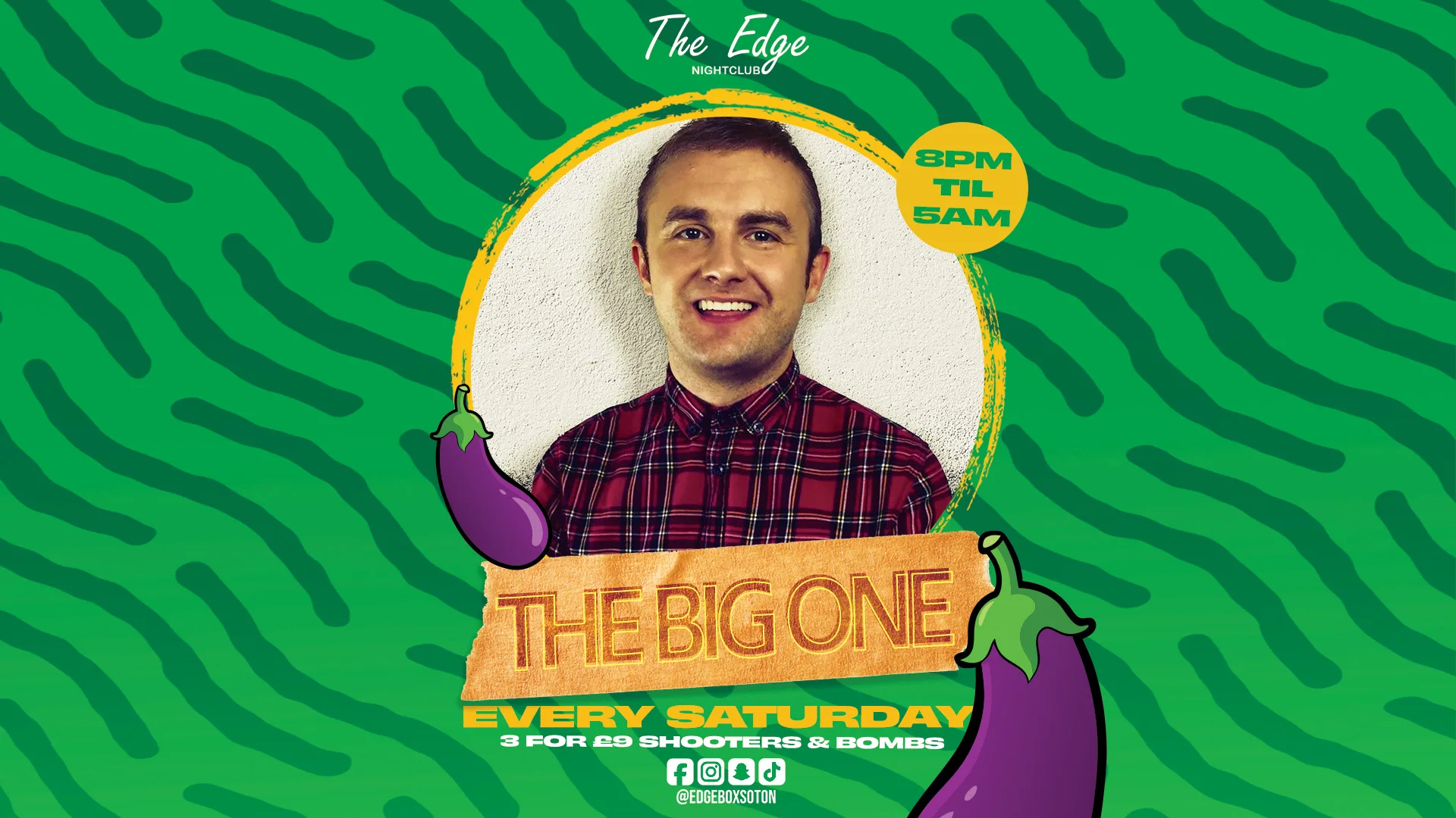 🍆 The Big One - Cocktails 2-4-1 🍹 at The Edge & The Box Bar