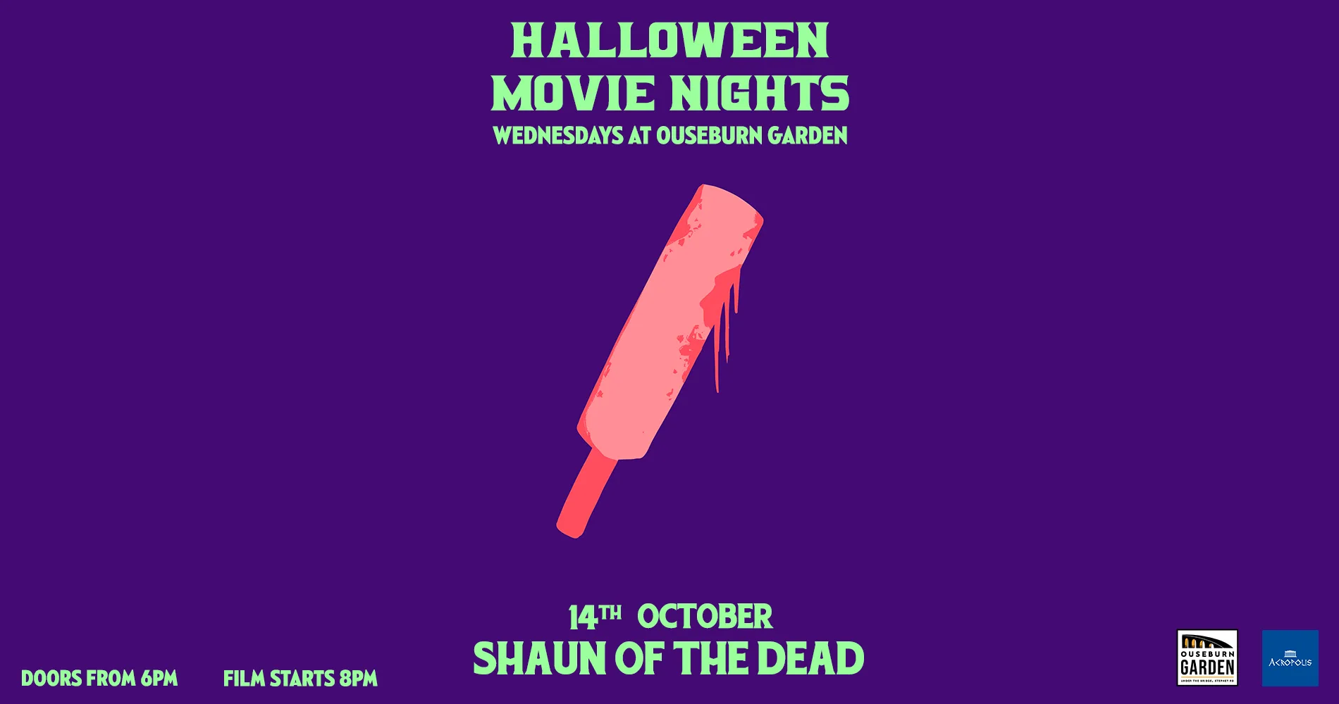 🎃 Halloween Movie Month at Ouseburn Garden – (Shaun Of The Dead) at Ouseburn Garden