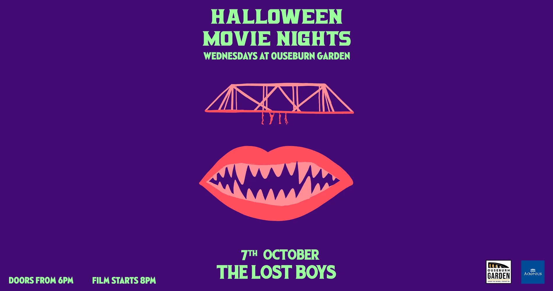 🎃 Halloween Movie Month at Ouseburn Garden – (Lost Boys) at Ouseburn Garden