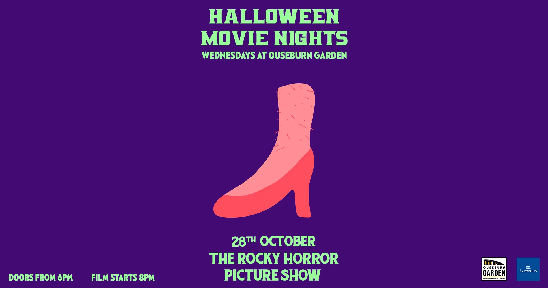 🎃 Halloween Movie Month at Ouseburn Garden – (The Rocky Horror Picture Show)) at Ouseburn Garden