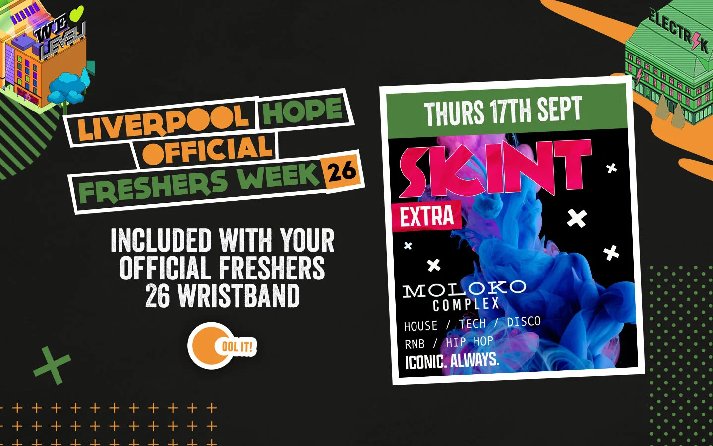 HOPE OFFICIAL FRESHERS DAY 6 -  SKINT : FRESHERS THURSDAY SPECIAL l 🎵✨ at St Peters Square (Peacock & Moloko)