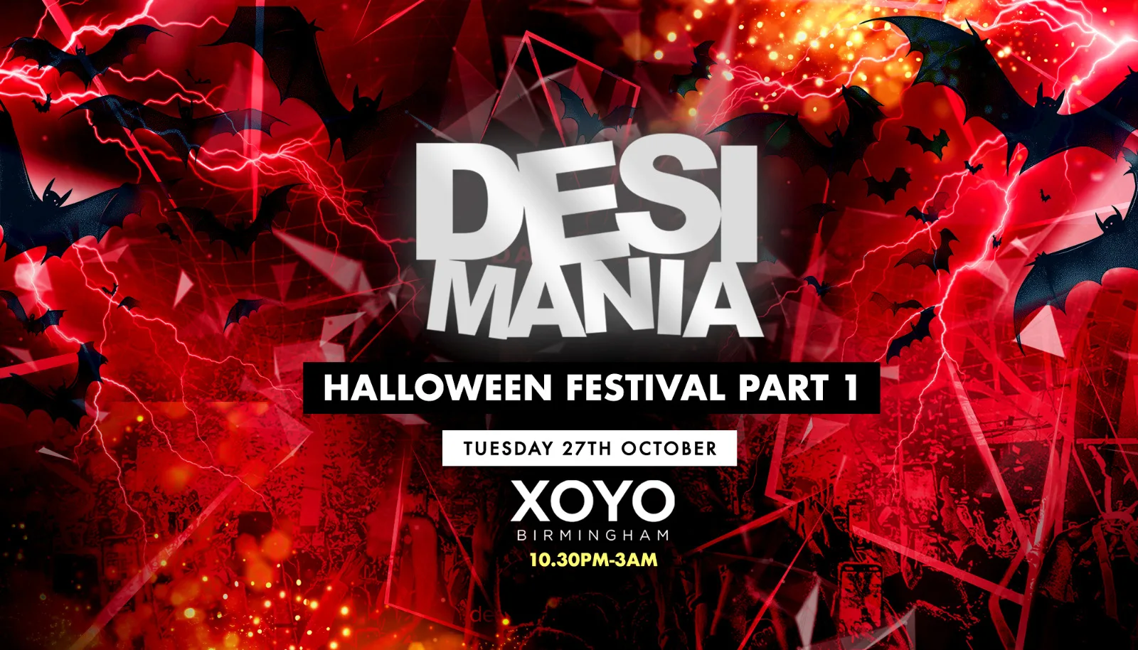 Desi Mania - Halloween Festival Part 1  - XOYO Birmingham 🎃