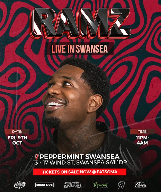 RAMZ PERFORMING LIVE!! Presented by: ONYX EVENTS X SWANSEA ACS at Peppermint Bar & Kitchen