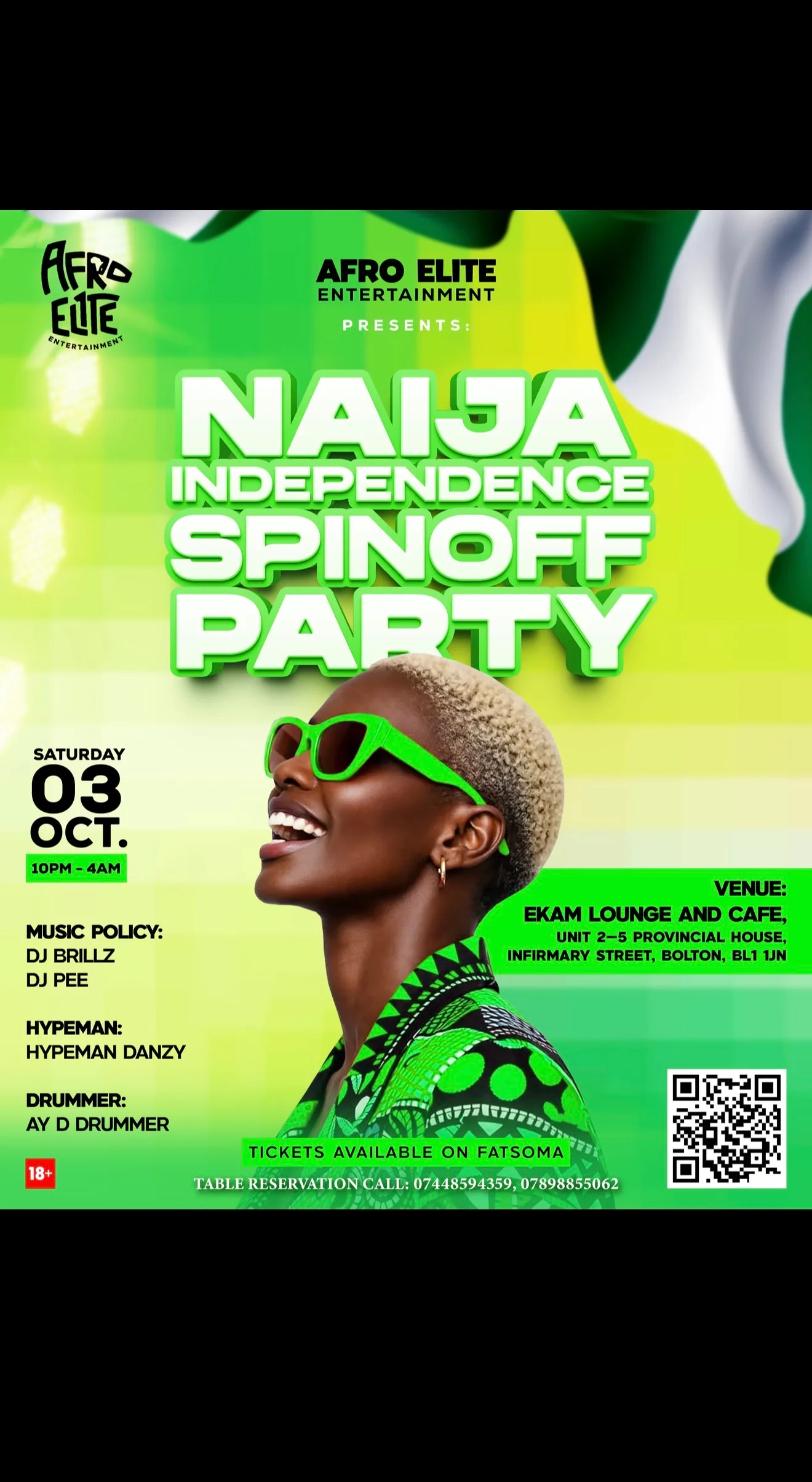NAIJA INDEPENDENCE SPINOFF at EKAM CAFE N LOUNGE
