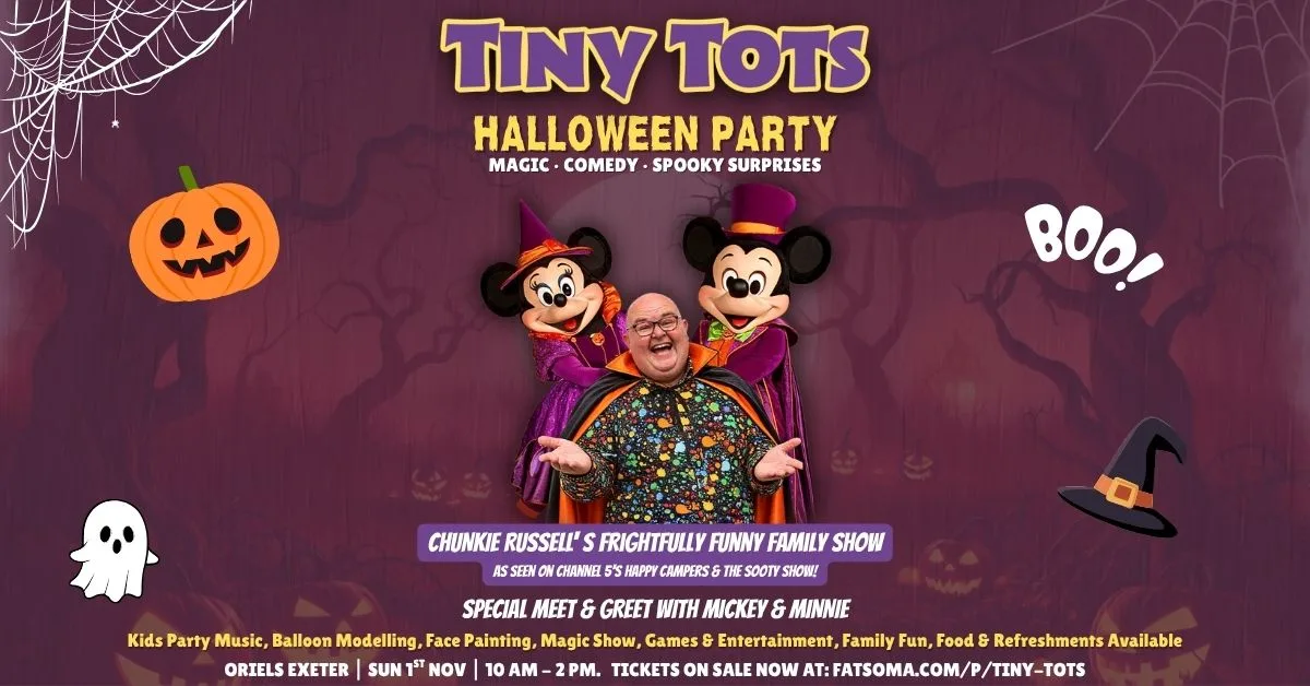 🎃👻 TINY TOTS HALLOWEEN PARTY! EXETER 👻🎃 at Oriels Exeter