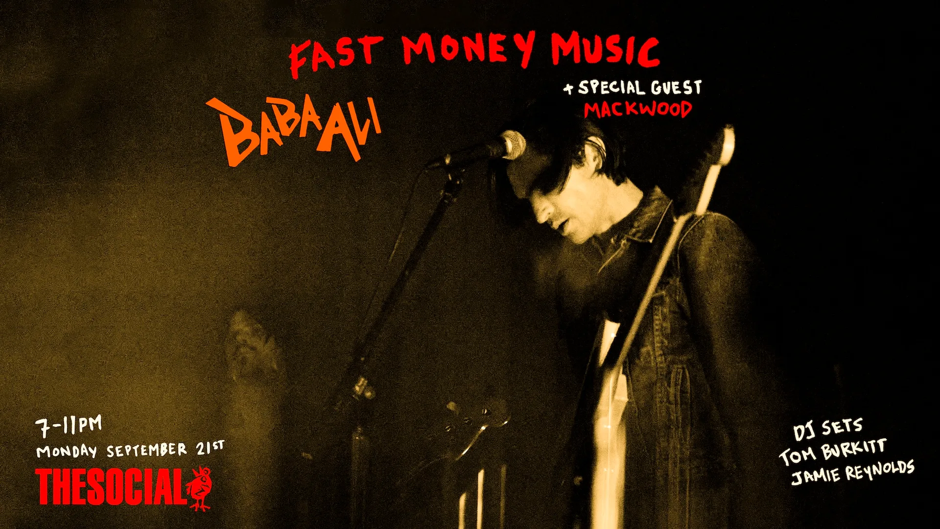 Fast Money Music + Baba Ali + Mackwood at The Social
