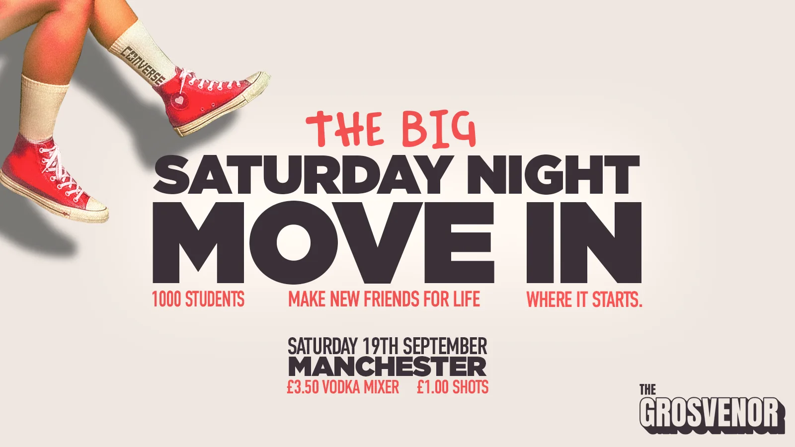 THE BIG SATURDAY NIGHT MOVE IN 🏠 @THE GROSVENOR  - MET STUDENTS ⚠️ SELLS OUT EVERY YEAR ⚠️