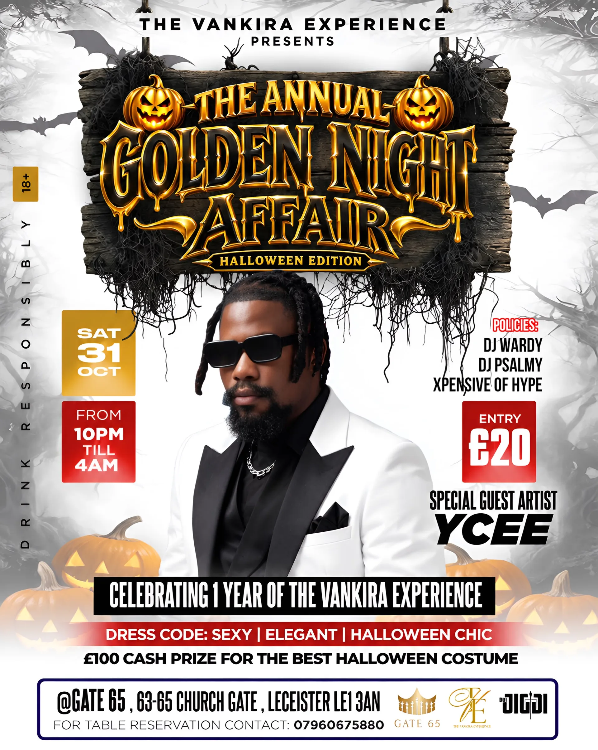 The Annual Golden Night Affair- Halloween Edition