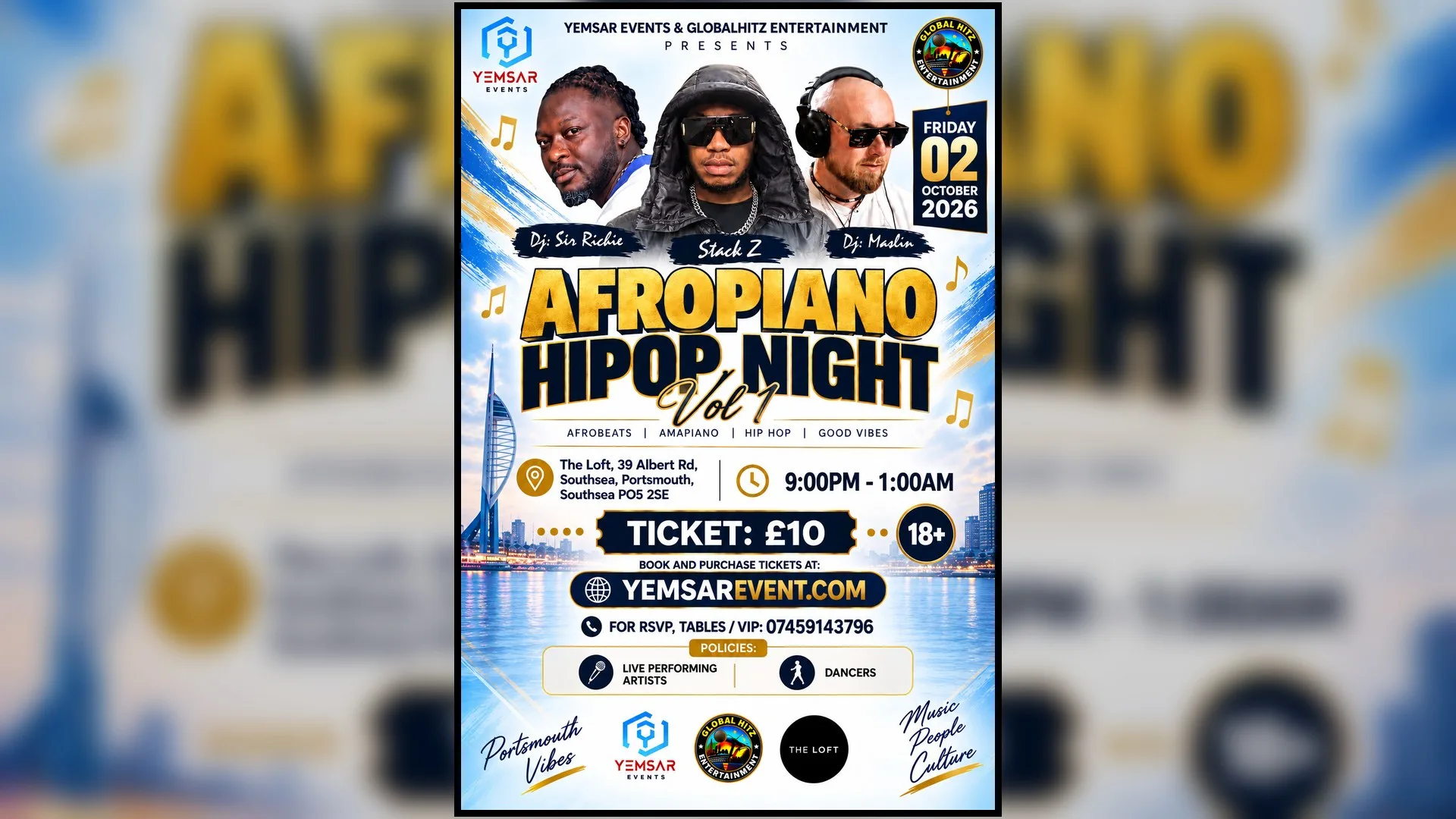Afropiano Hipop Night