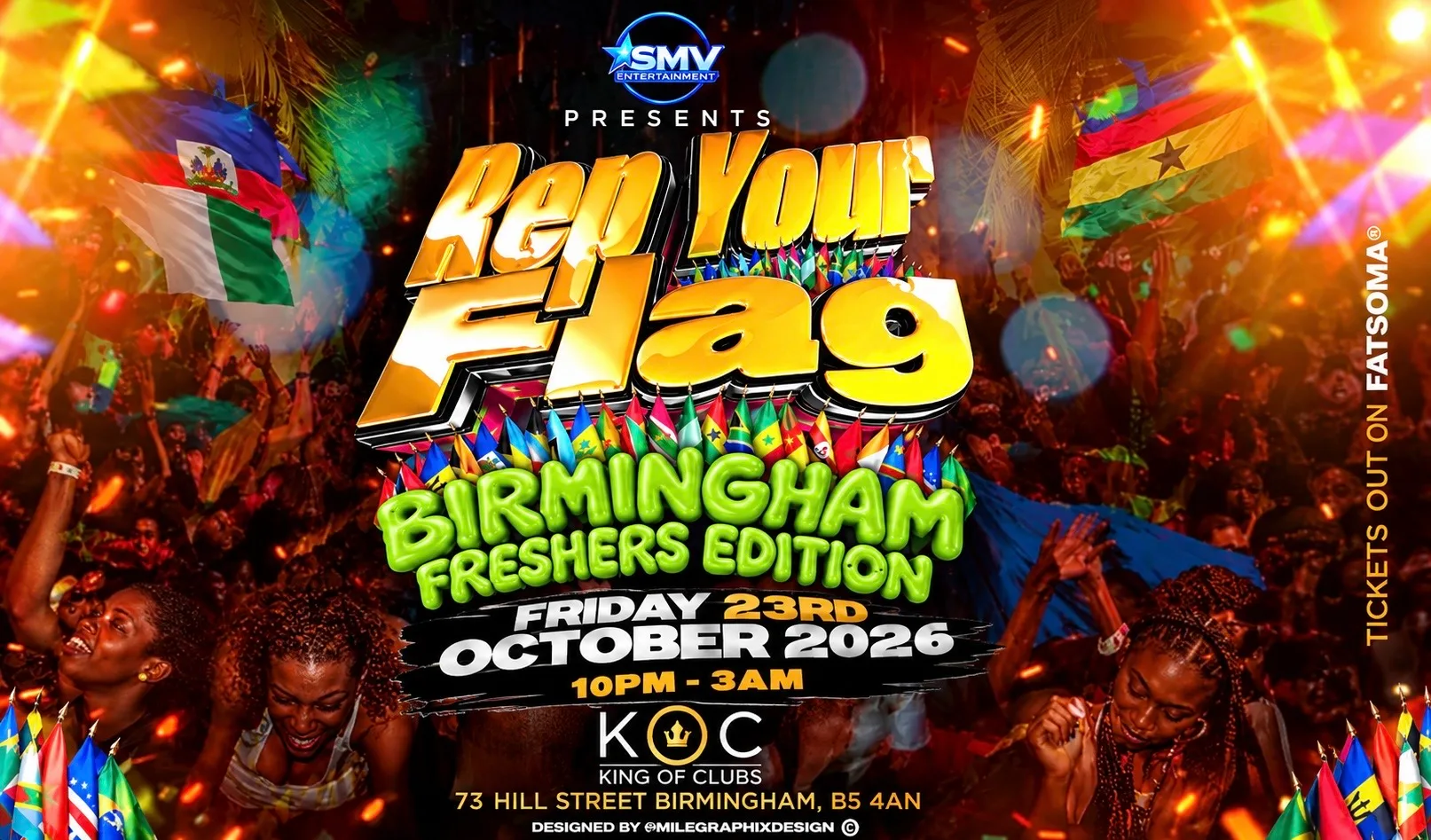REP YOUR FLAG BIRMINGHAM FRESHERS EDITION