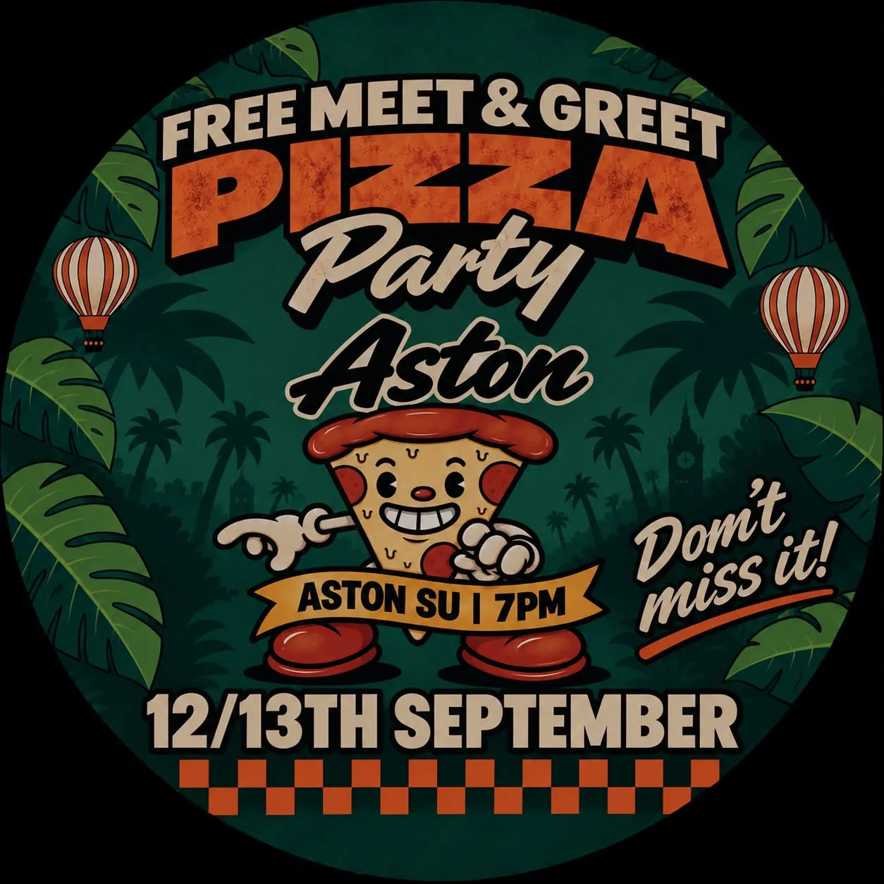 🍕 ASTON FRESHERS PIZZA PARTY 2026 | ASTON SU | SUN 13TH SEPT at Aston Students' Union